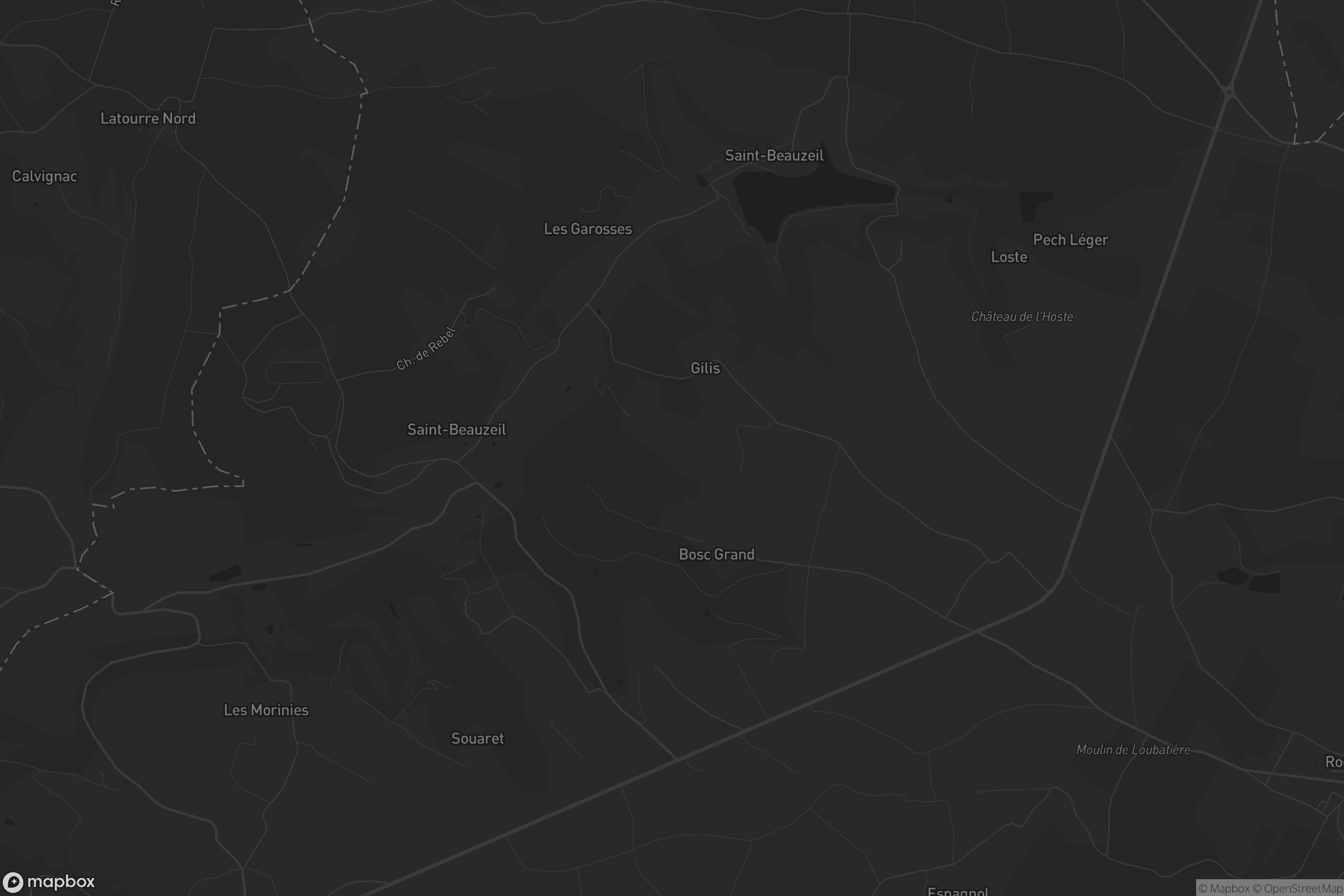 Carte de Saint-Beauzeil