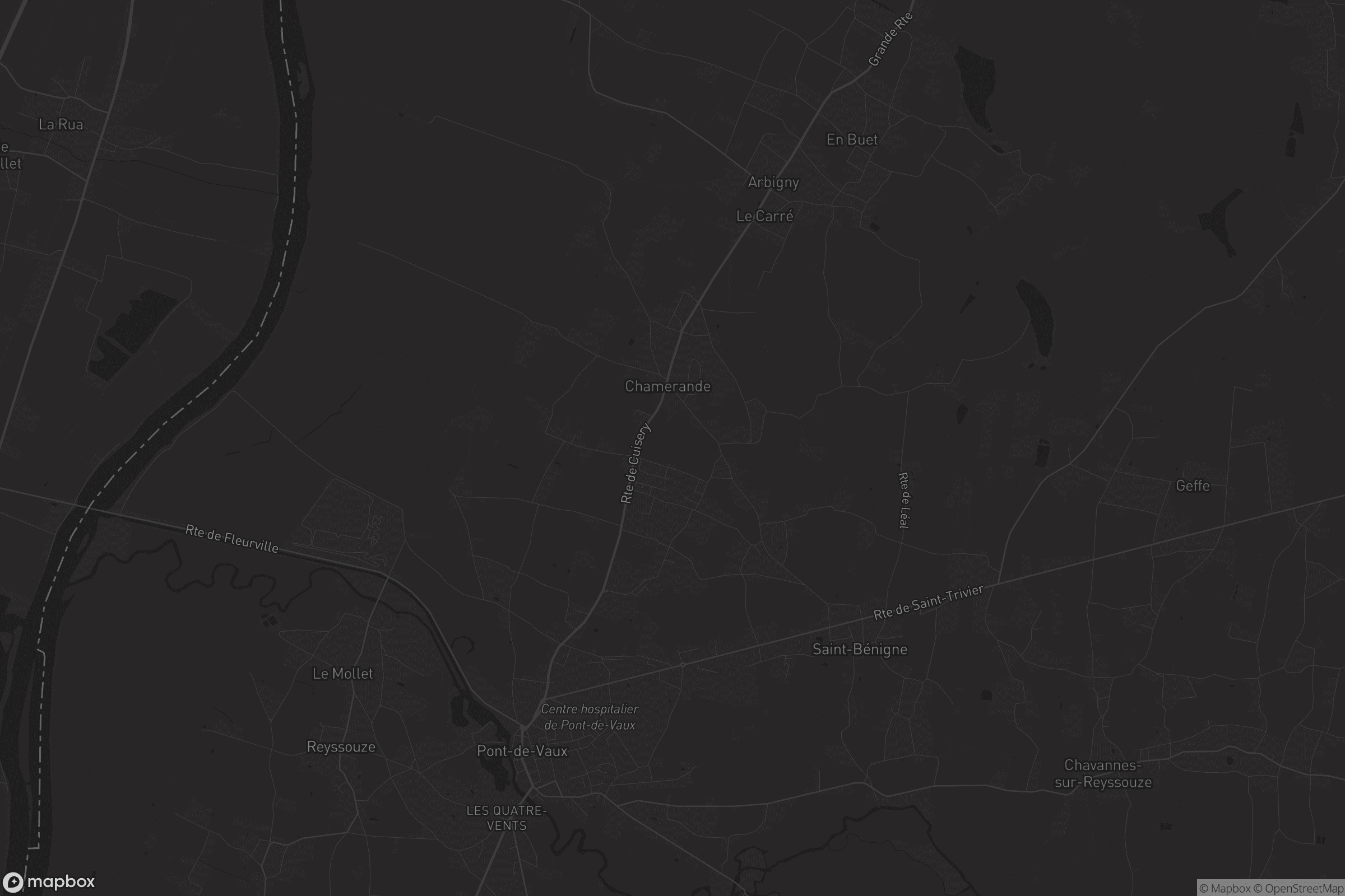 Carte de Saint-Bénigne