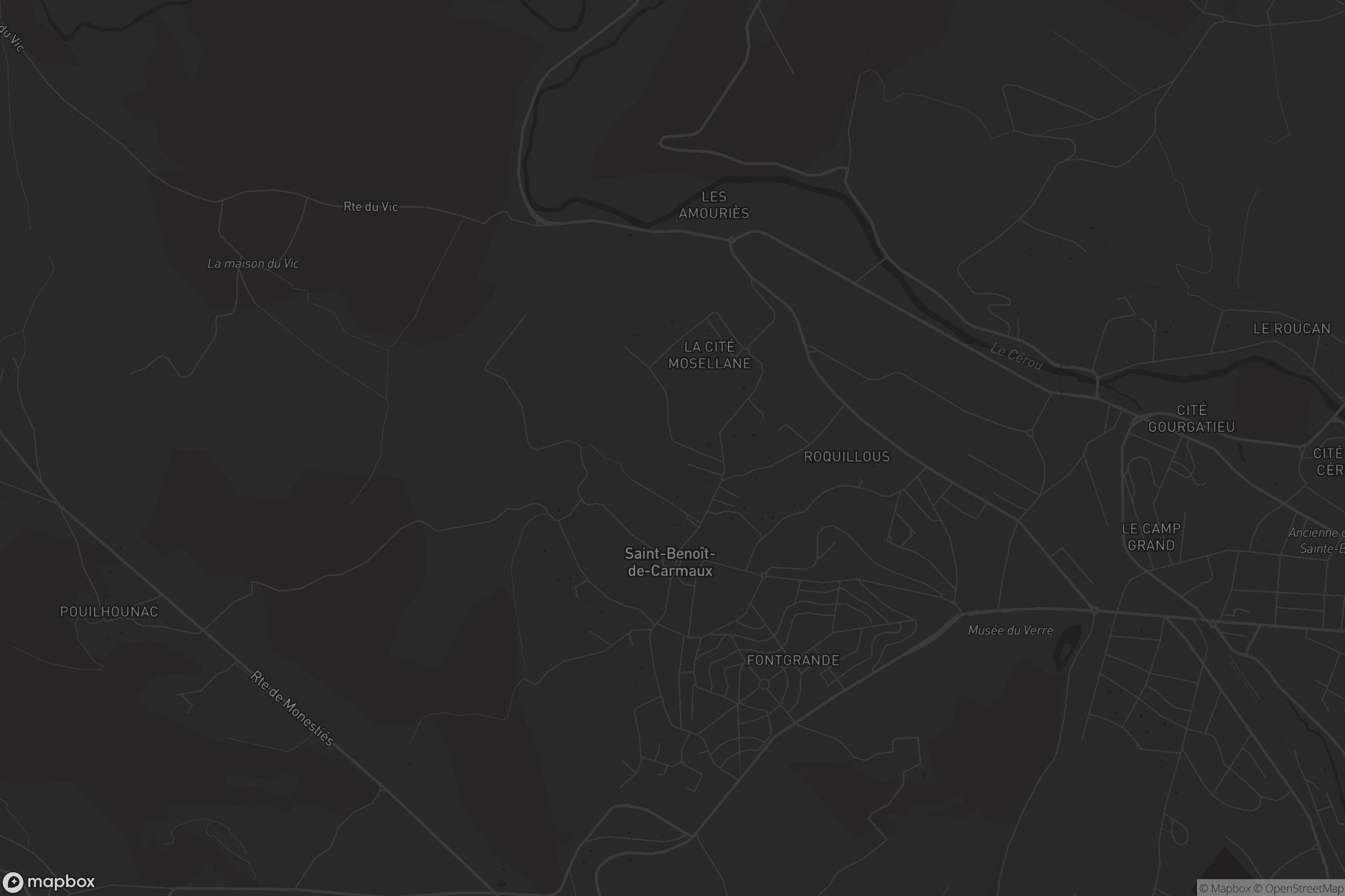 Carte de Saint-Benoît-de-Carmaux