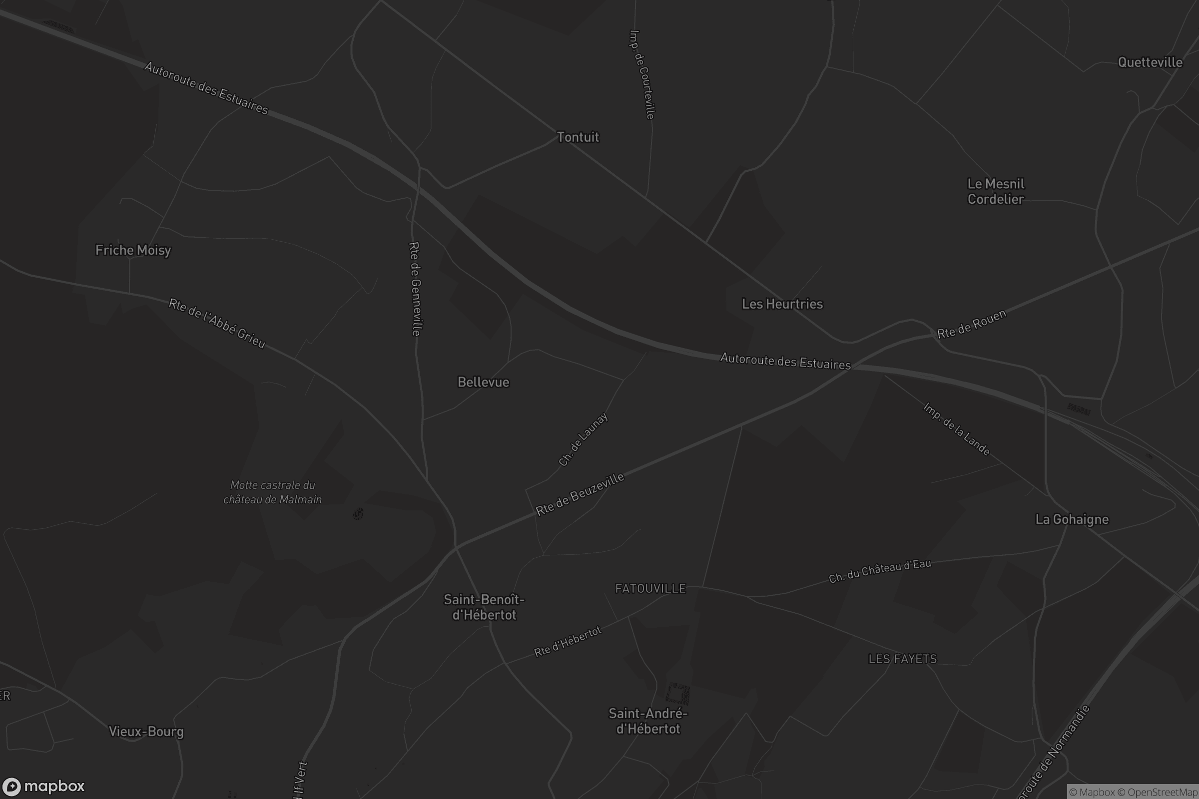 Carte de Saint-Benoît-d'Hébertot