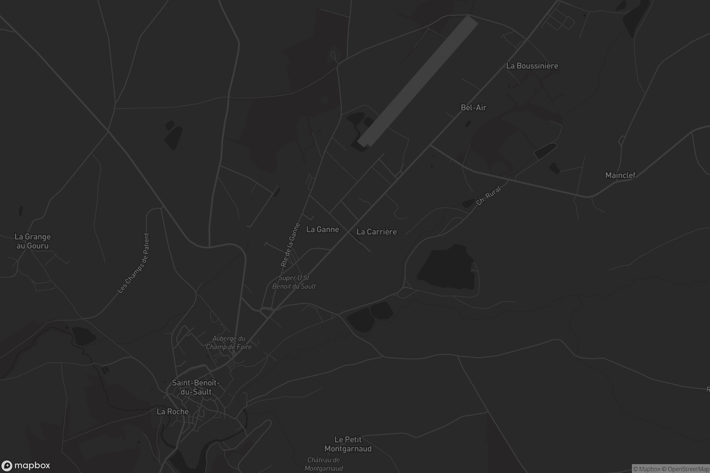 Carte de Saint-Benoît-du-Sault