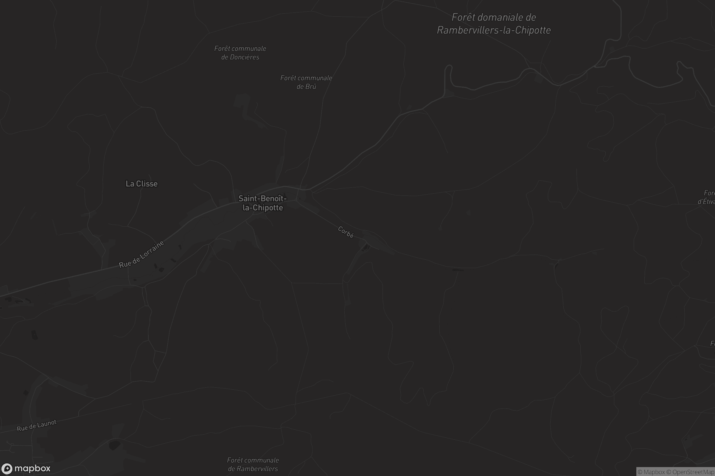 Carte de Saint-Benoît-la-Chipotte