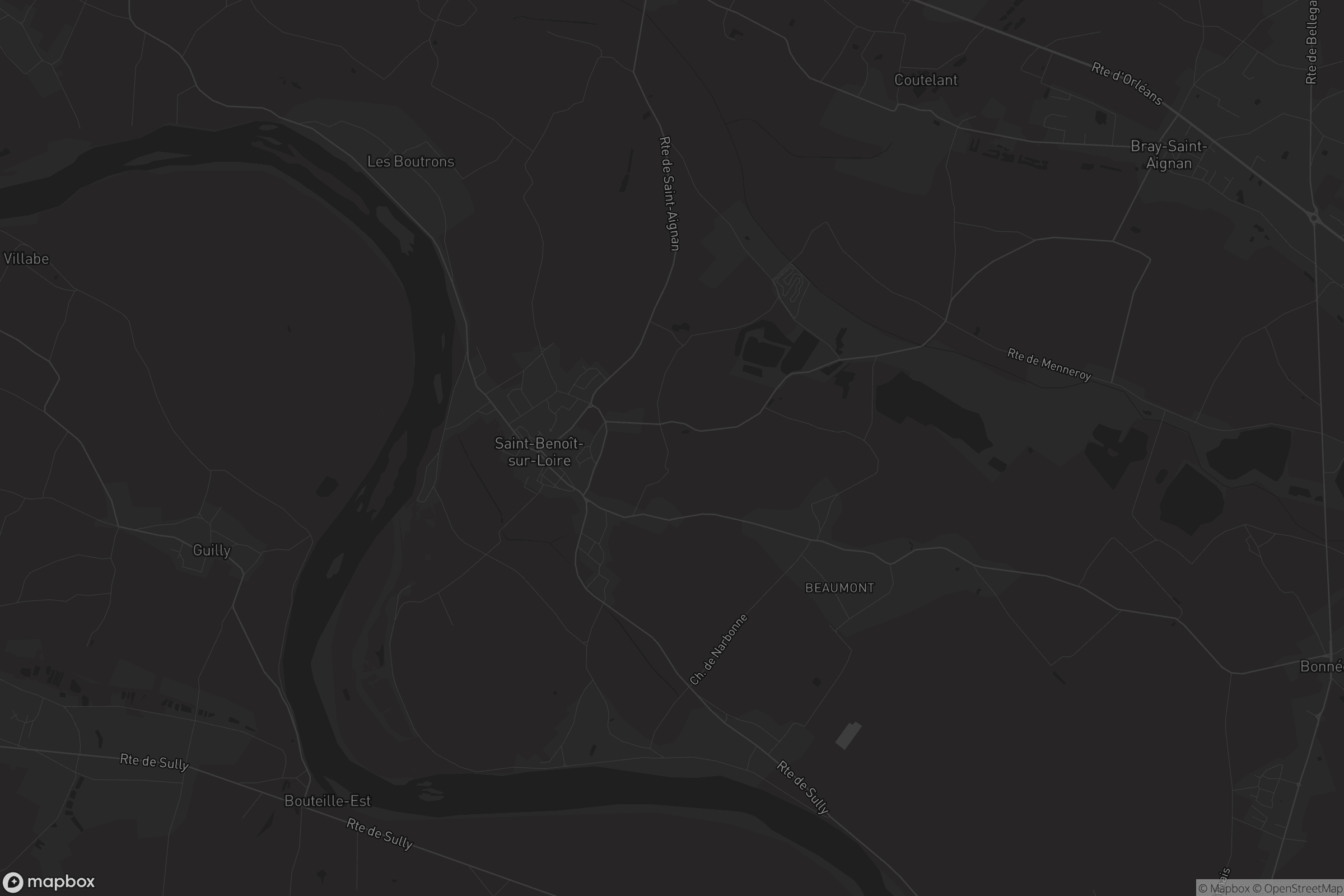Carte de Saint-Benoît-sur-Loire