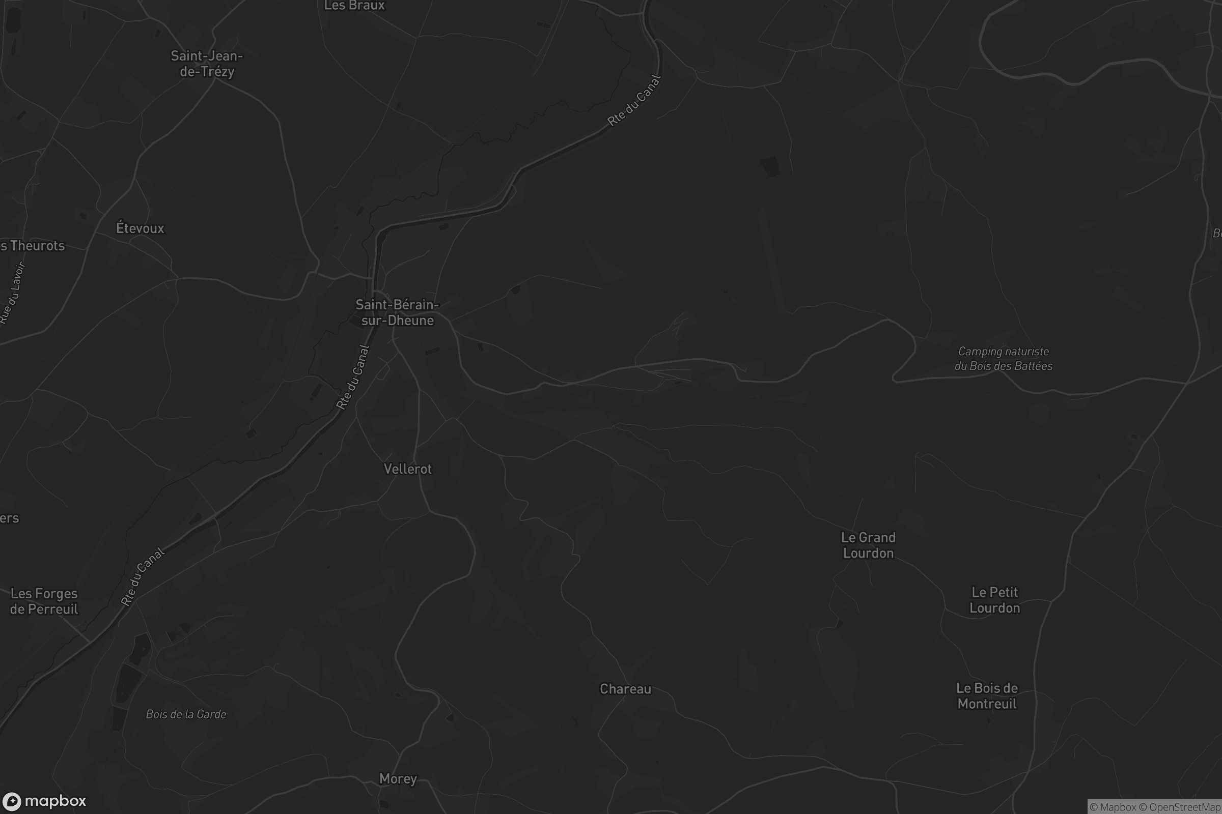 Carte de Saint-Bérain-sur-Dheune