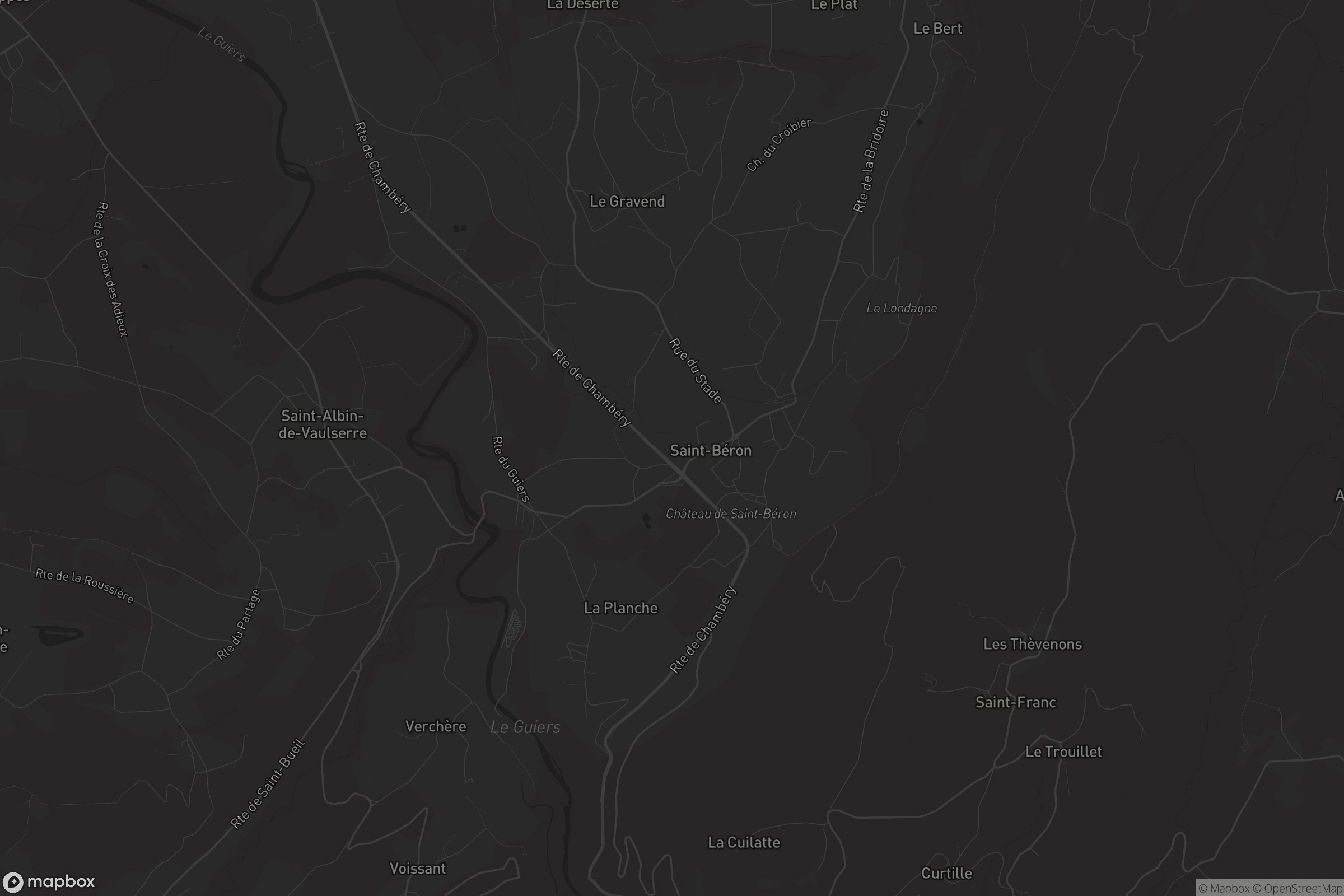 Carte de Saint-Béron