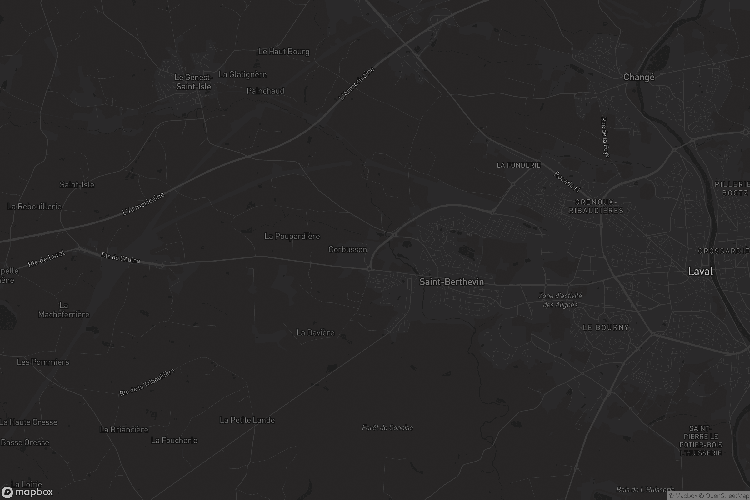 Carte de Saint-Berthevin