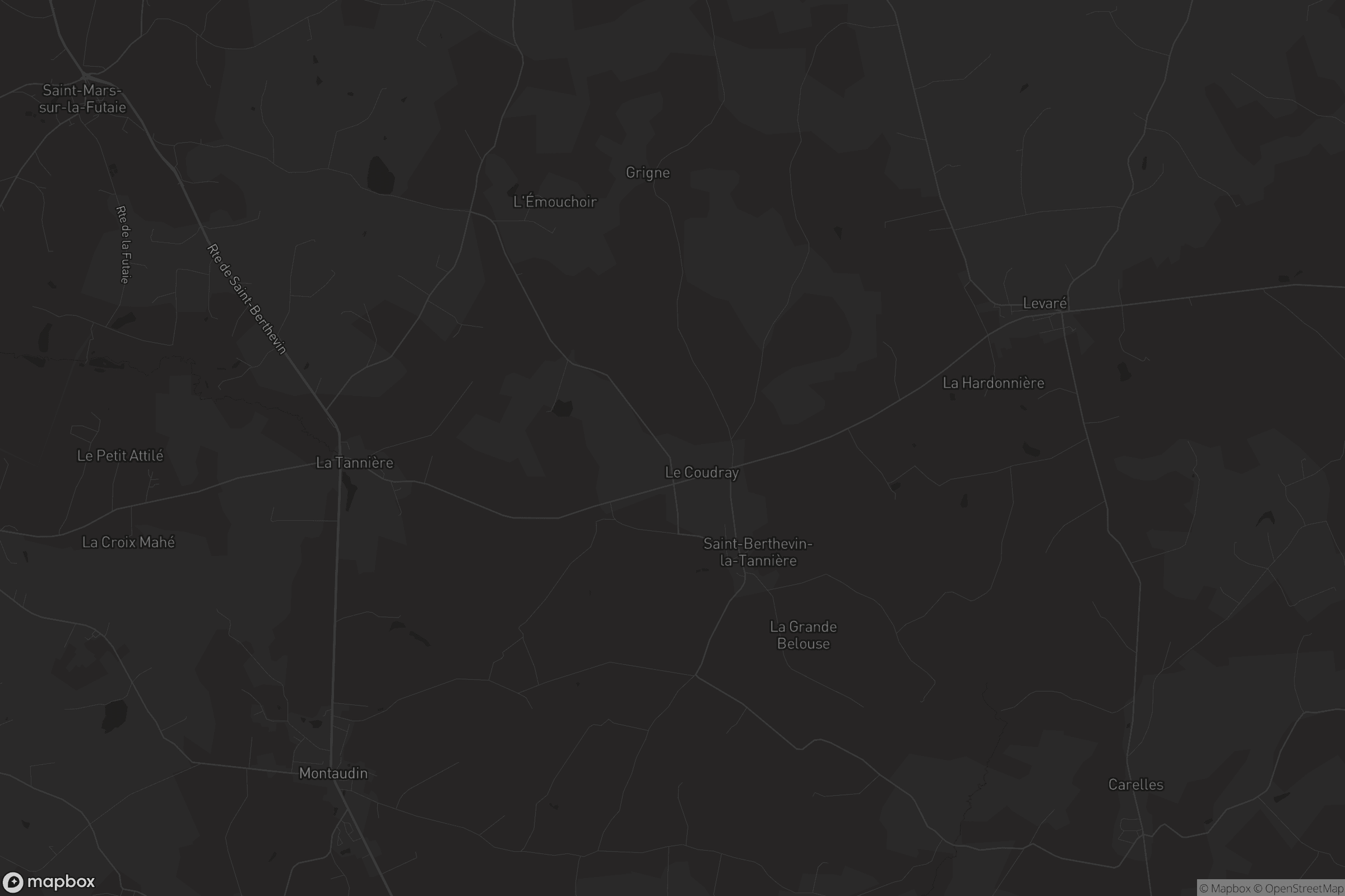 Carte de Saint-Berthevin-la-Tannière