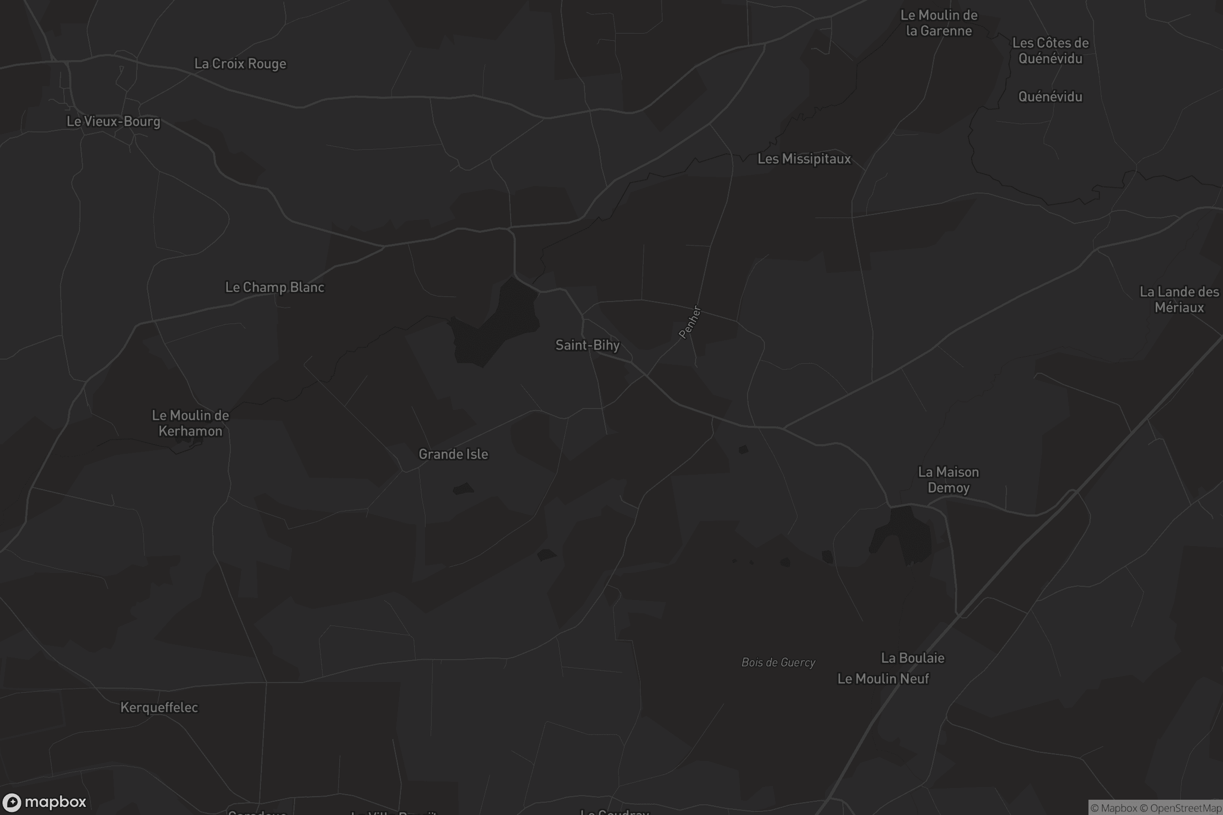 Carte de Saint-Bihy