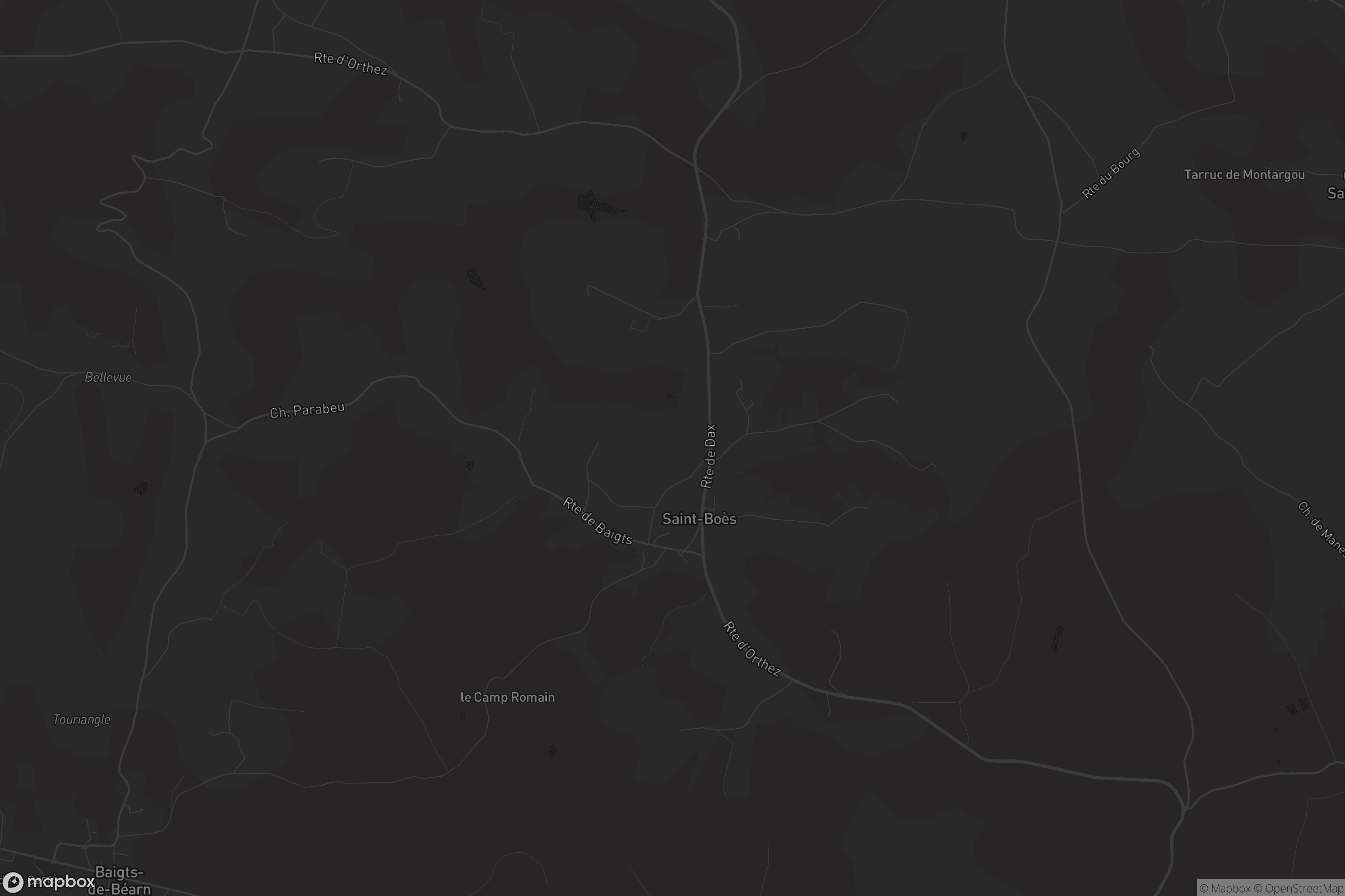 Carte de Saint-Boès