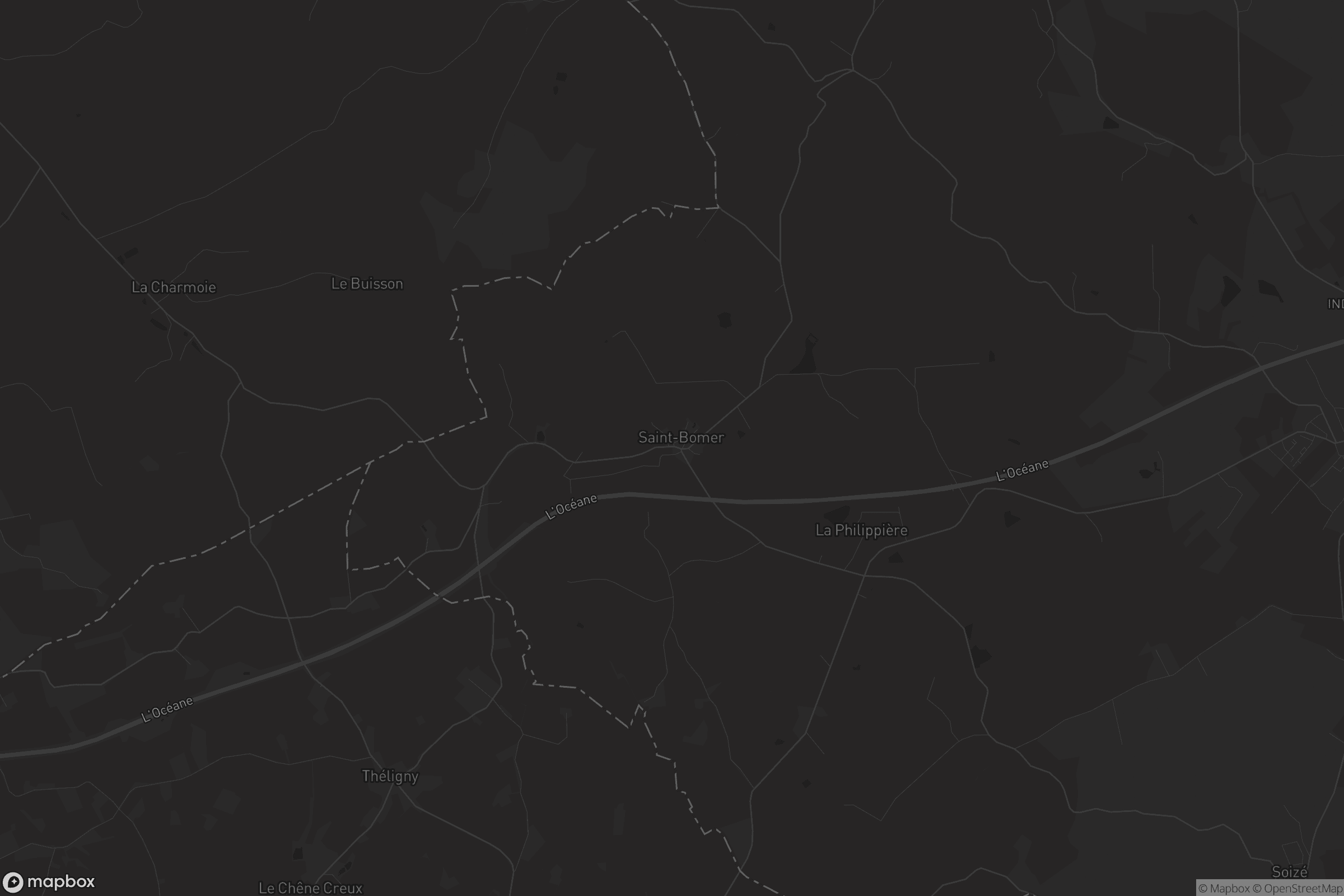 Carte de Saint-Bomer