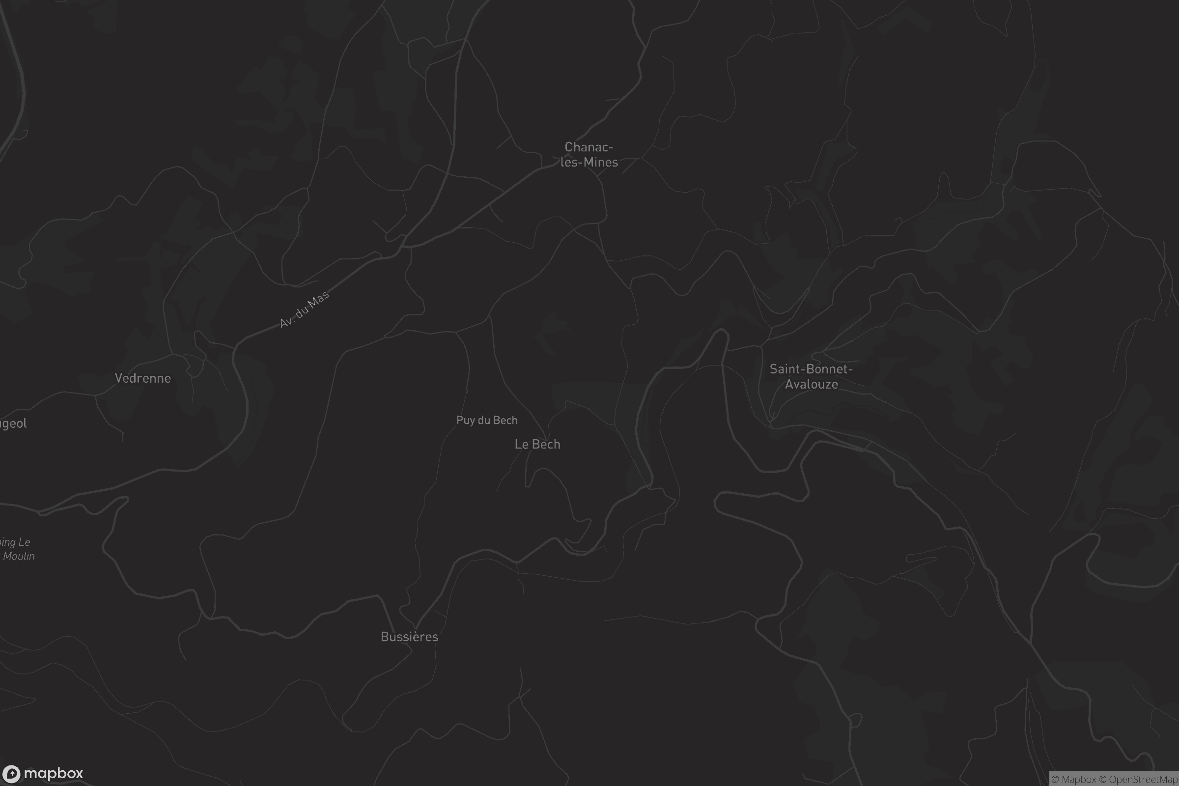 Carte de Saint-Bonnet-Avalouze