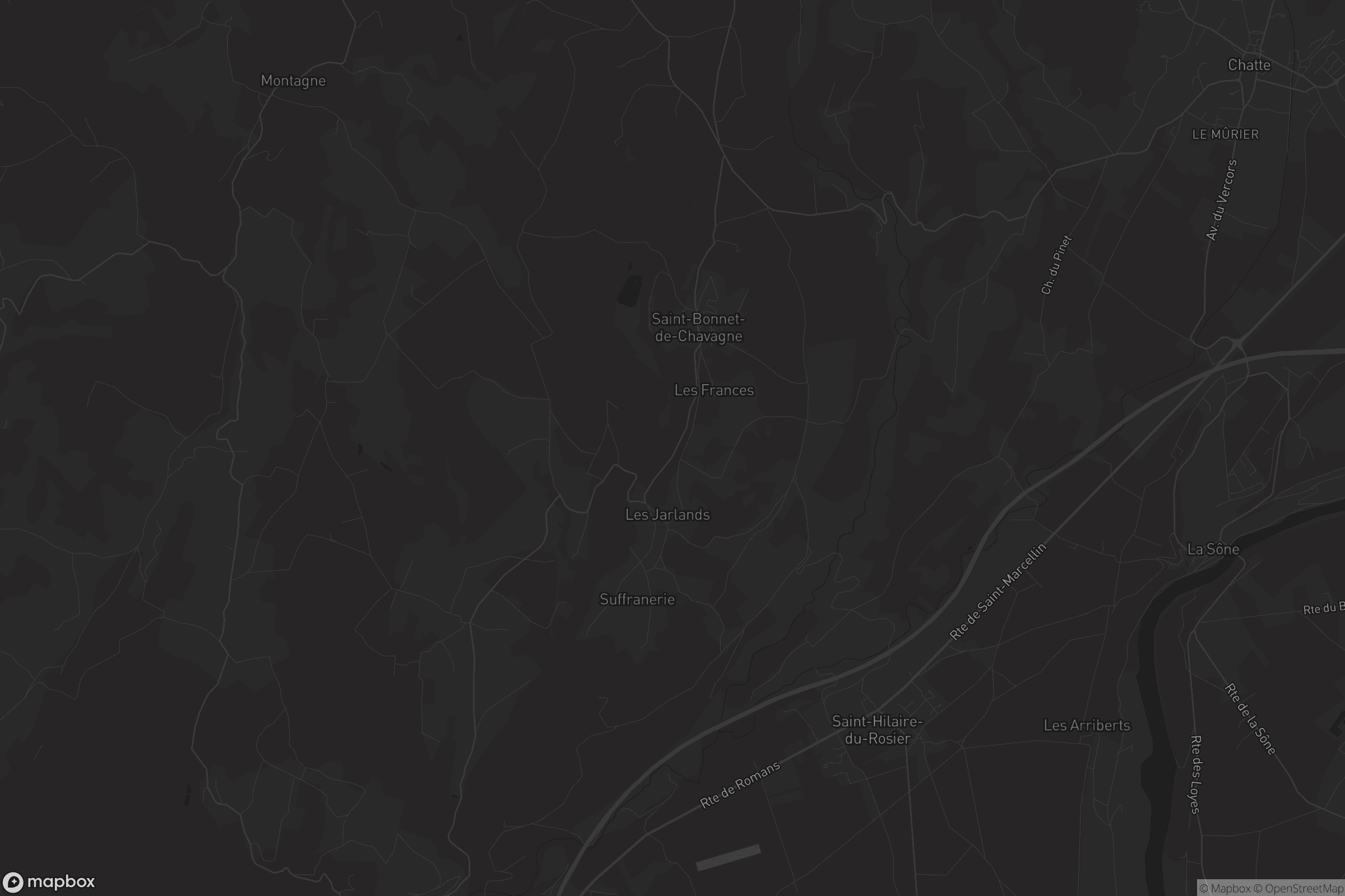 Carte de Saint-Bonnet-de-Chavagne