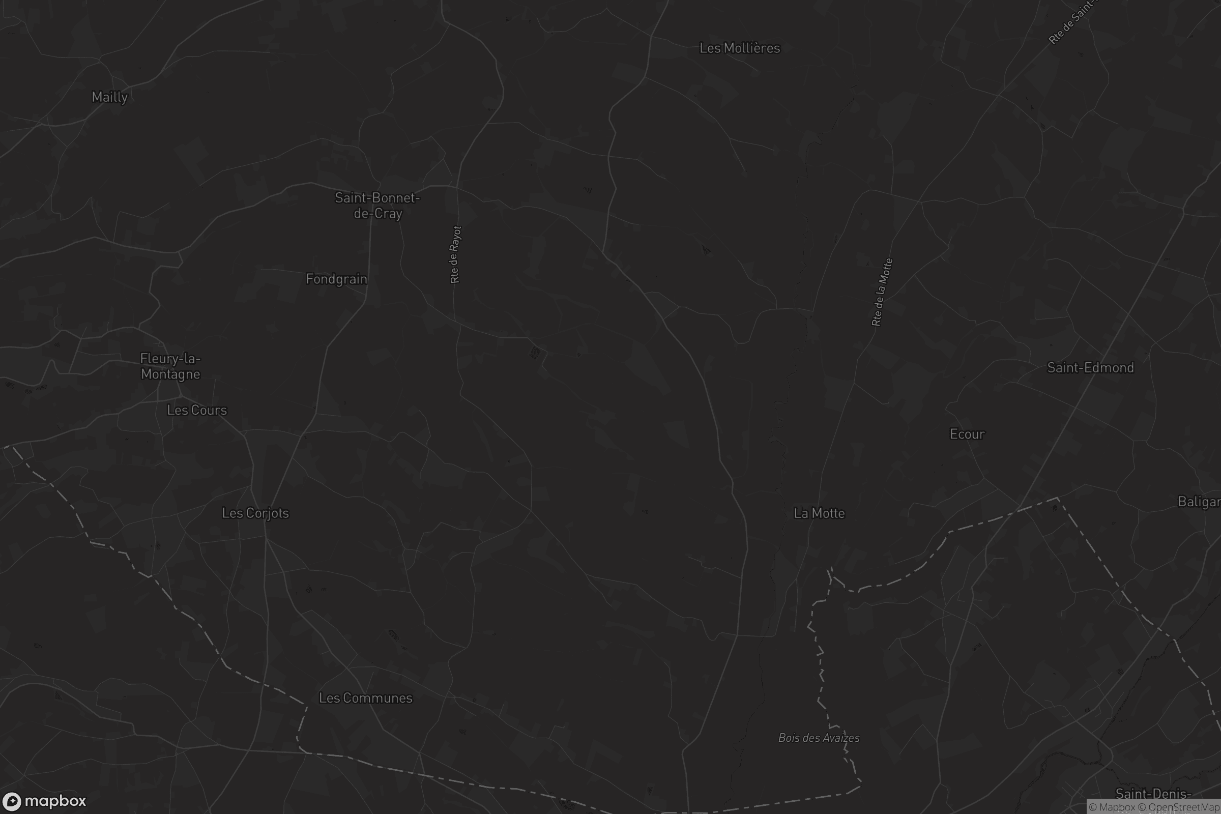 Carte de Saint-Bonnet-de-Cray