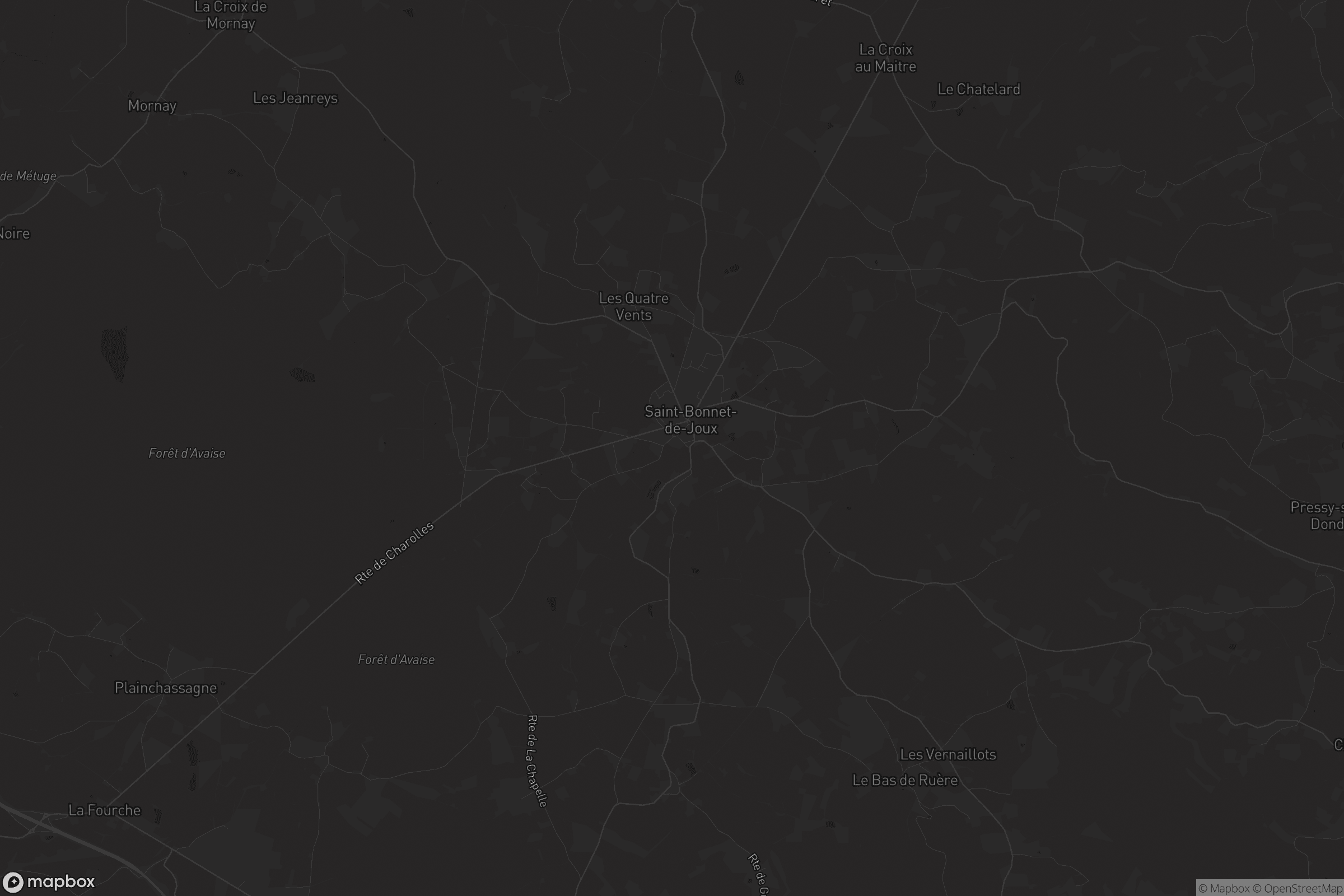 Carte de Saint-Bonnet-de-Joux