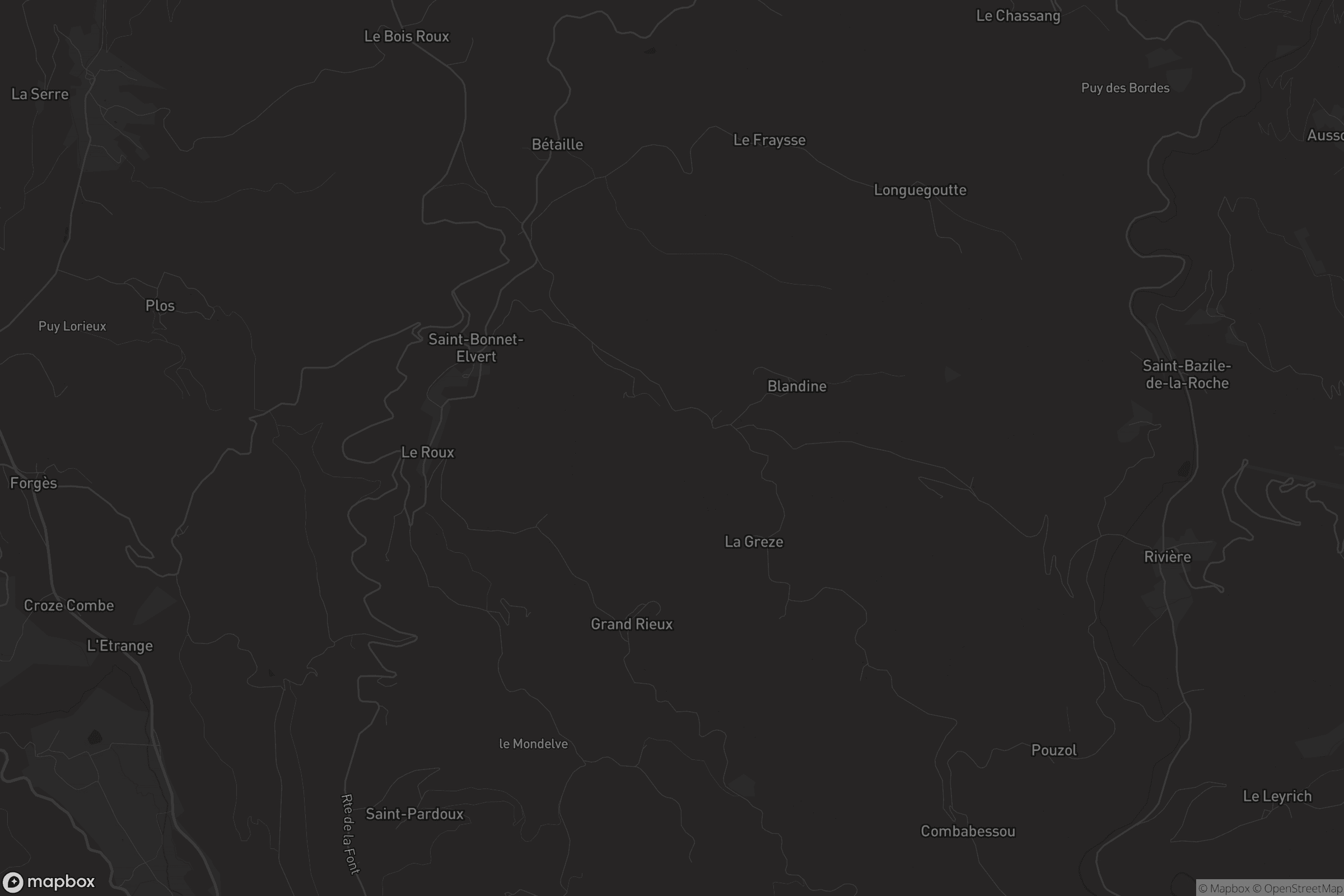 Carte de Saint-Bonnet-Elvert