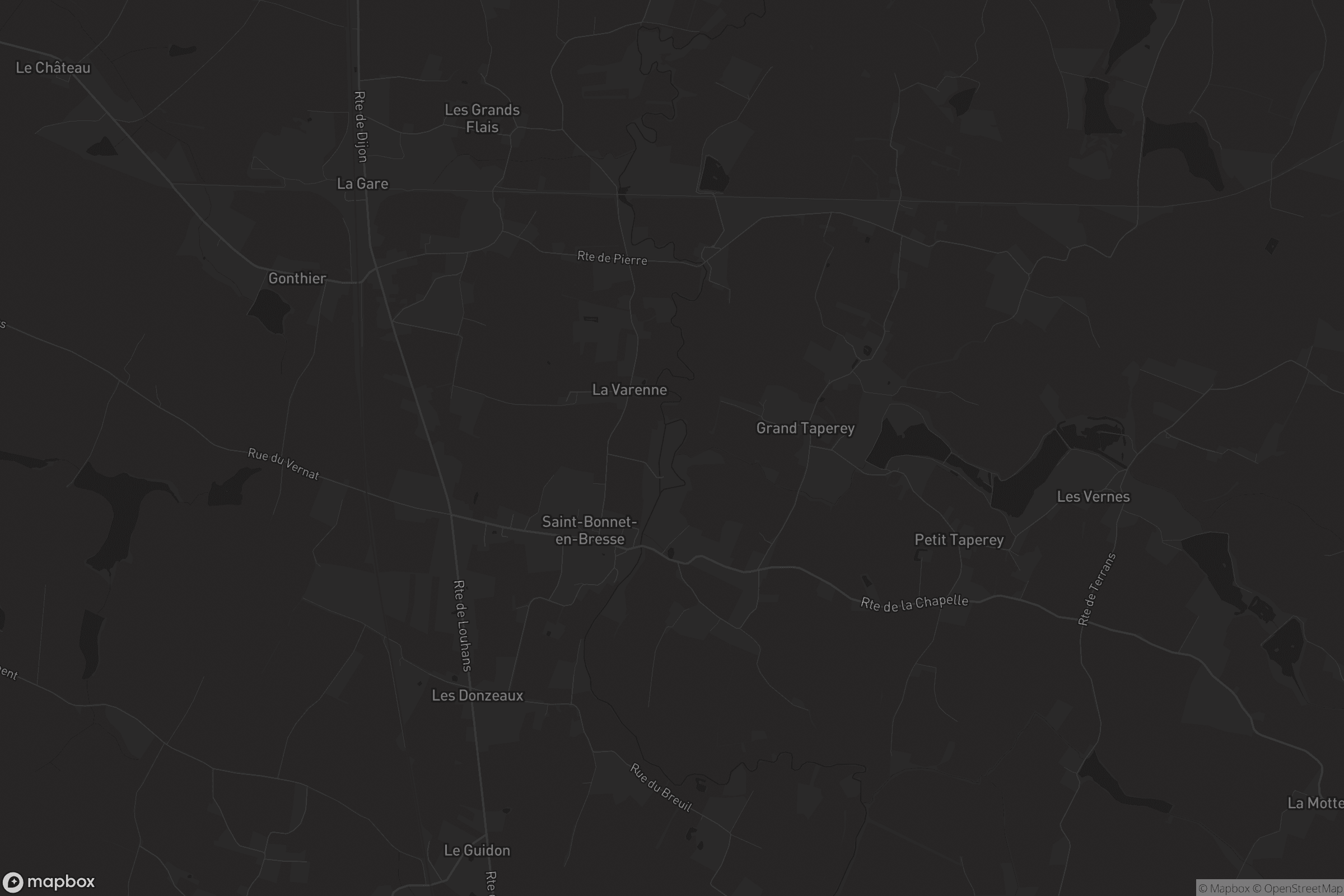 Carte de Saint-Bonnet-en-Bresse