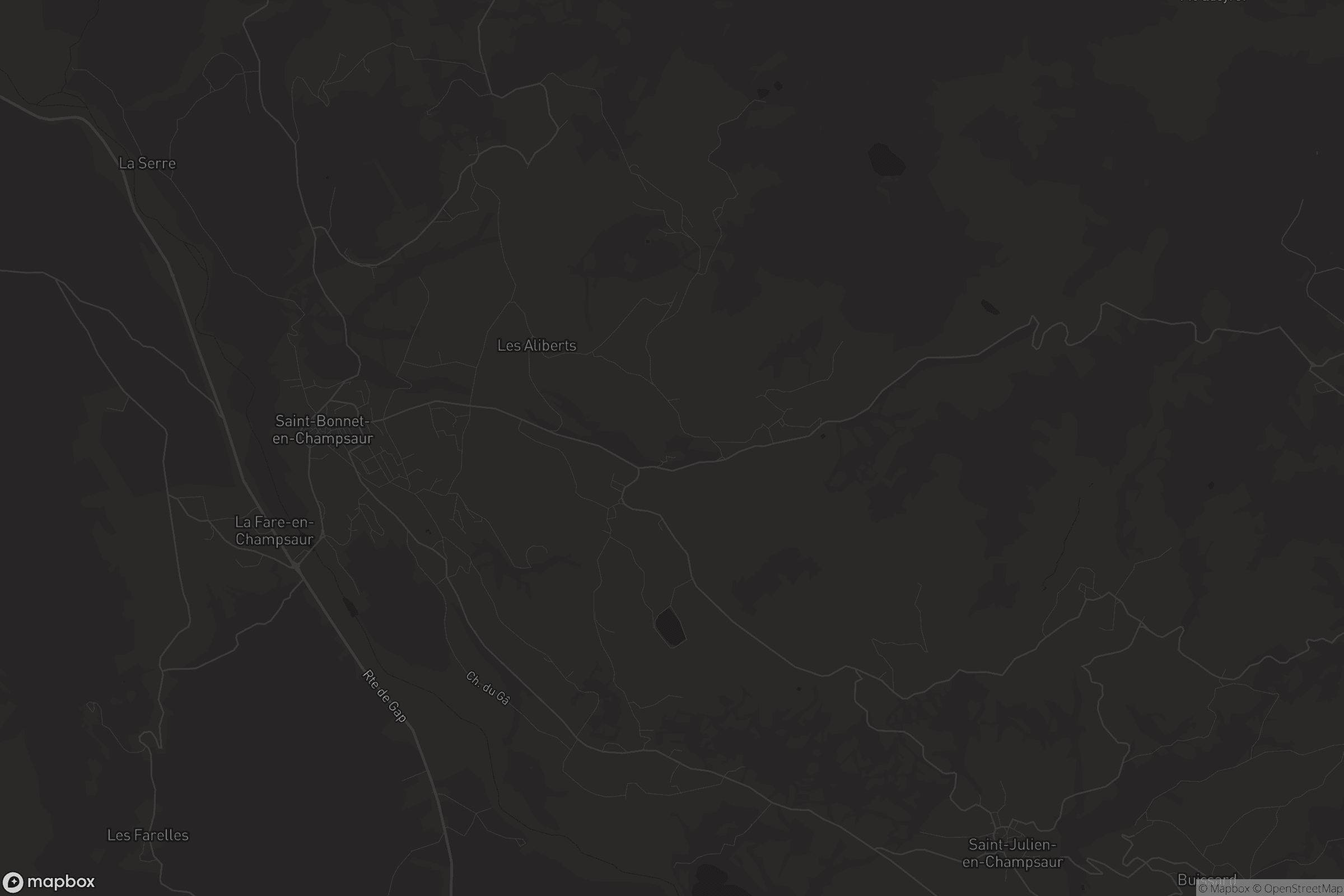 Carte de Saint-Bonnet-en-Champsaur