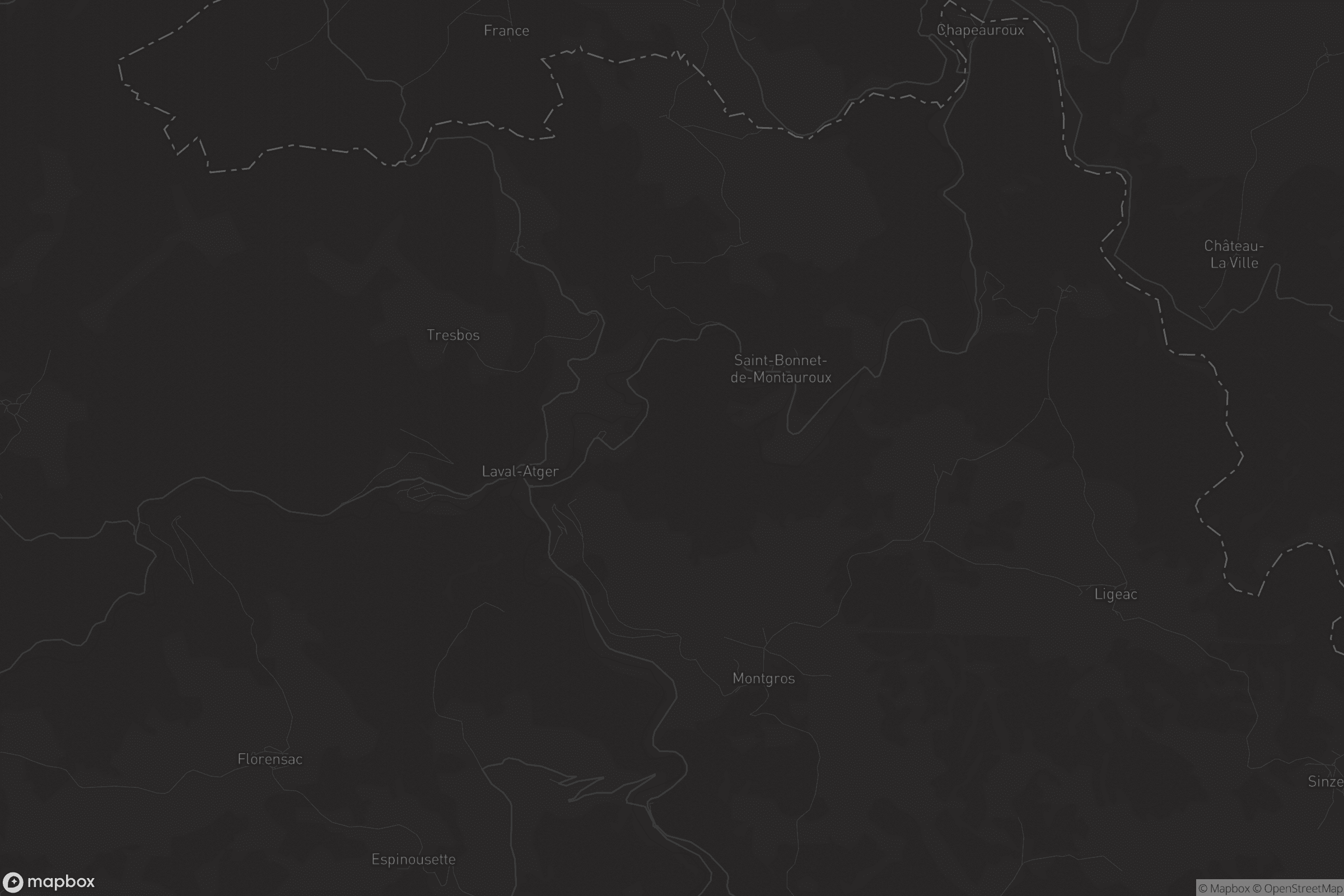 Carte de Saint Bonnet-Laval