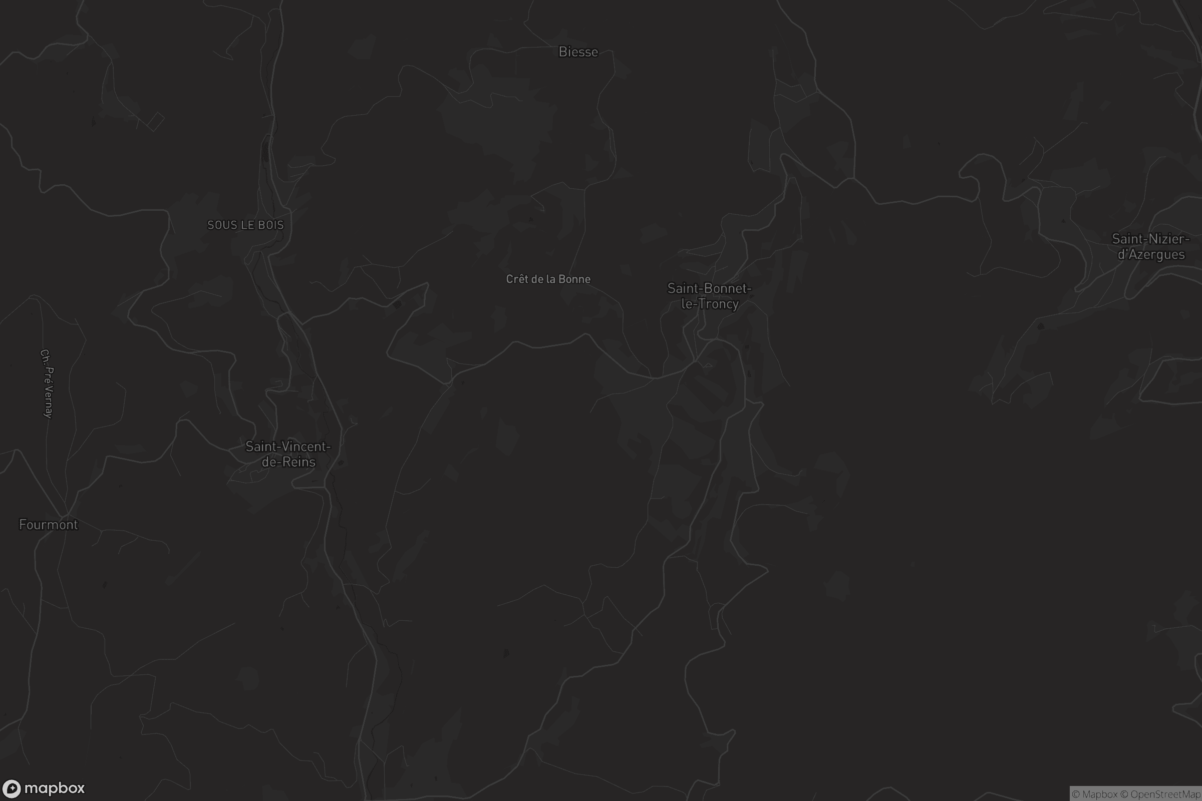 Carte de Saint-Bonnet-le-Troncy
