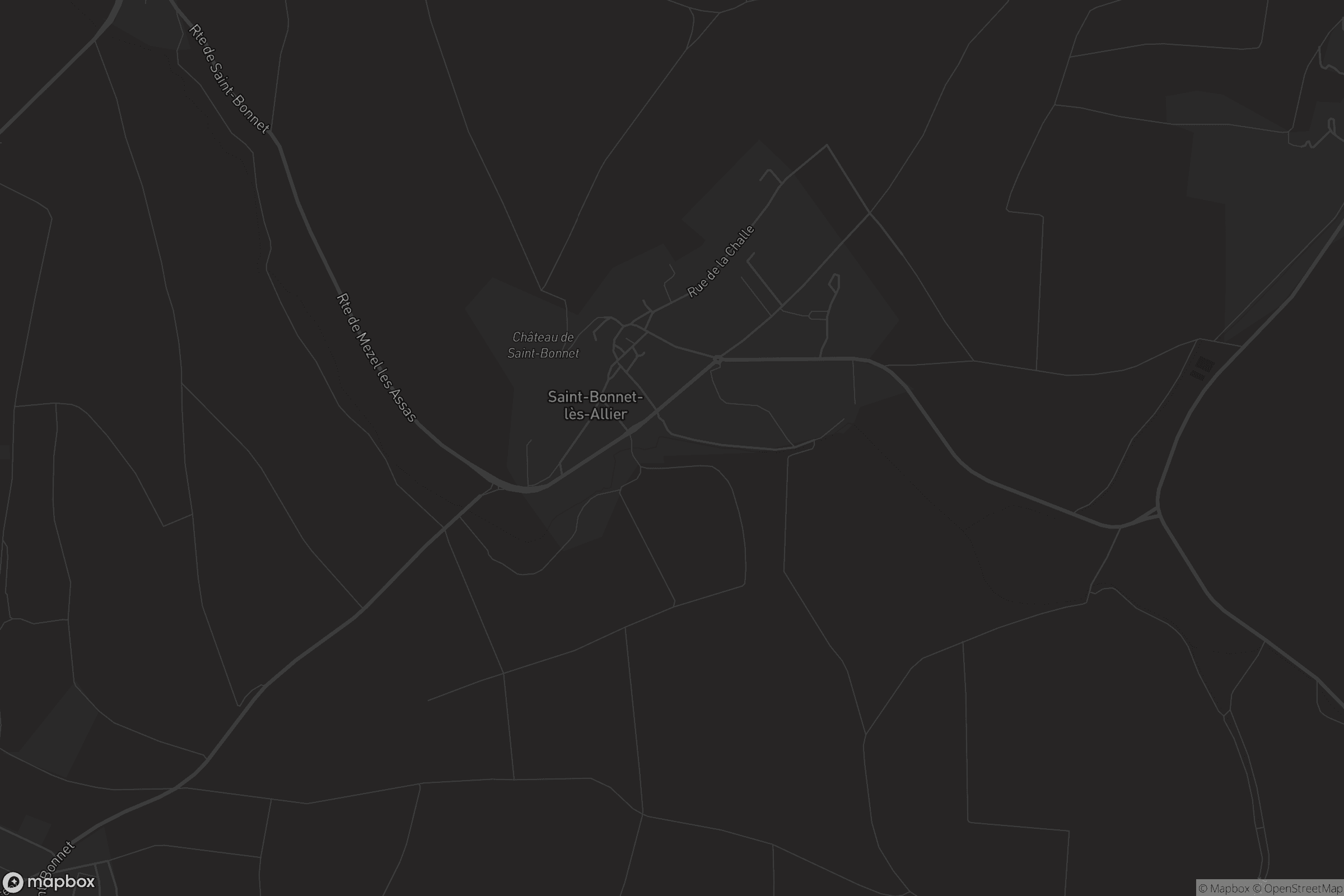 Carte de Saint-Bonnet-lès-Allier