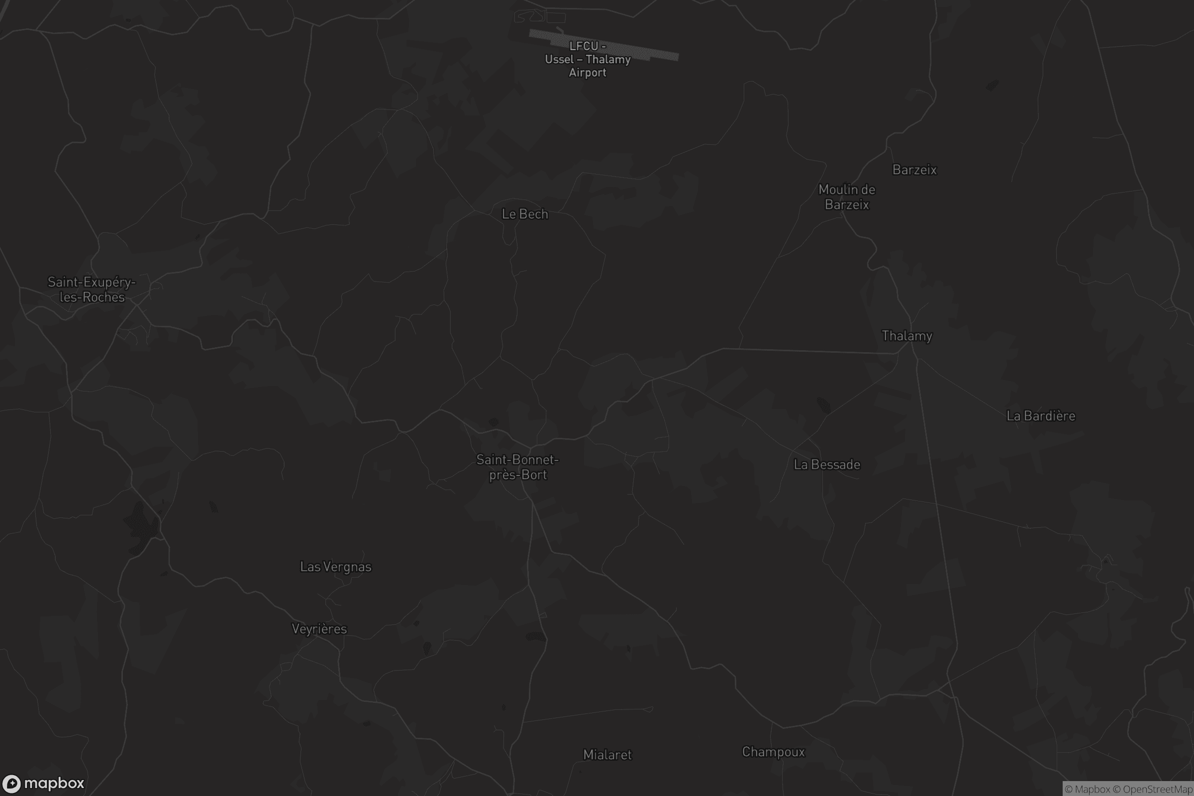 Carte de Saint-Bonnet-près-Bort