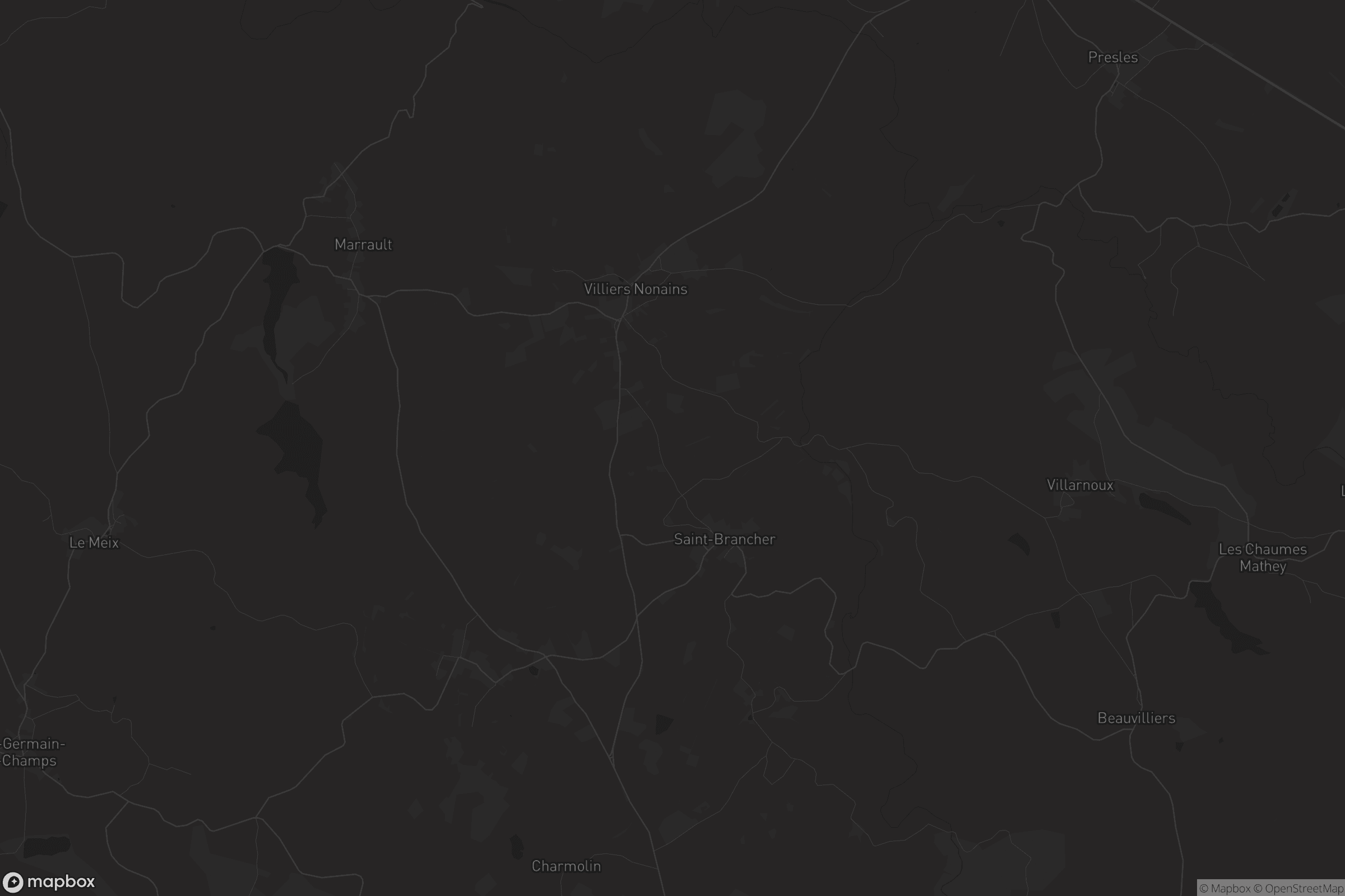 Carte de Saint-Brancher