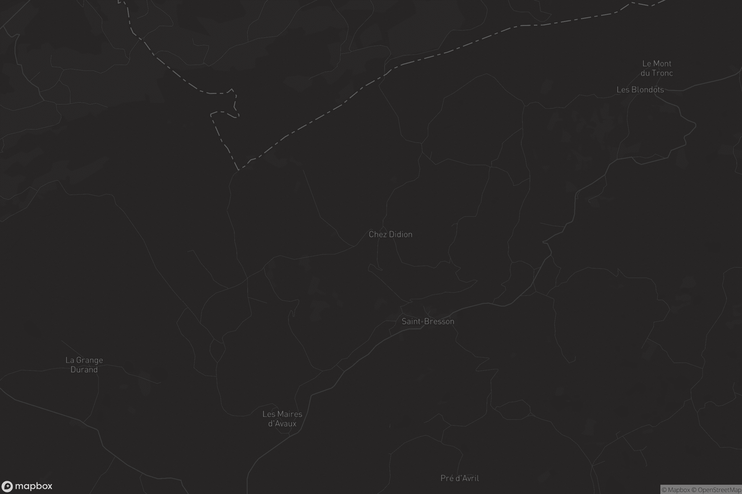 Carte de Saint-Bresson