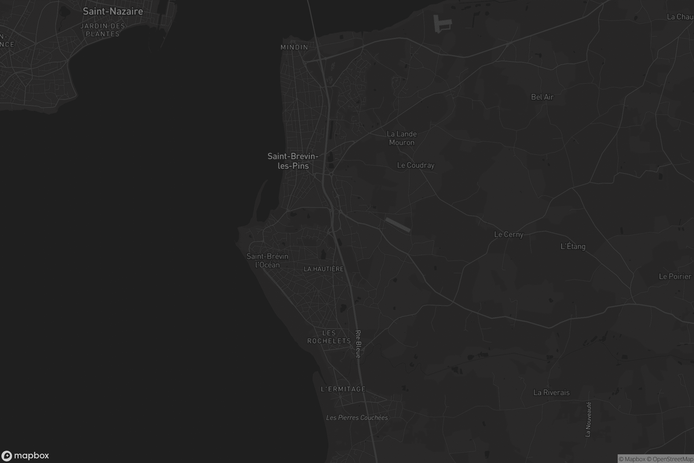 Carte de Saint-Brevin-les-Pins