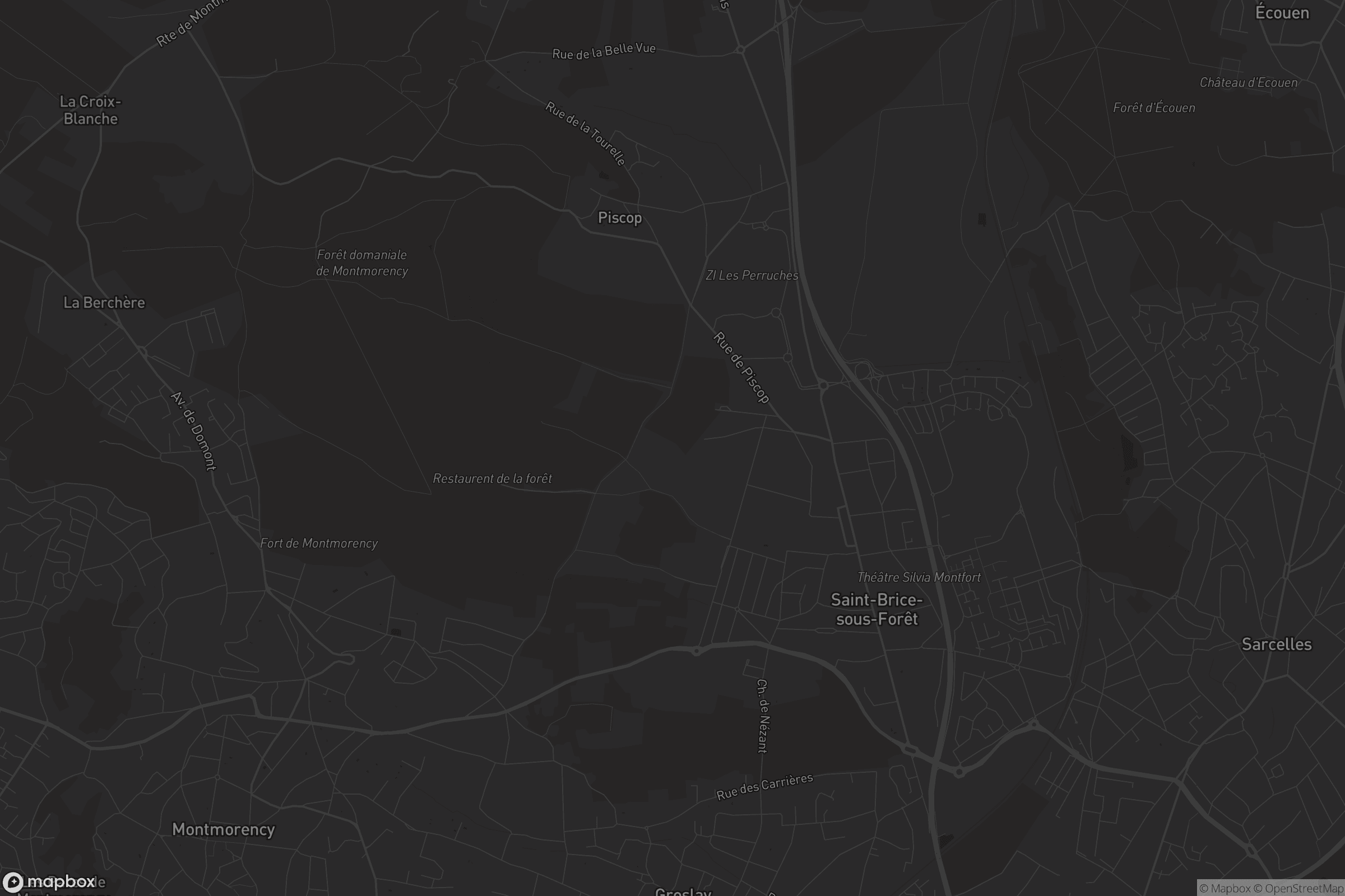 Carte de Saint-Brice-sous-Forêt