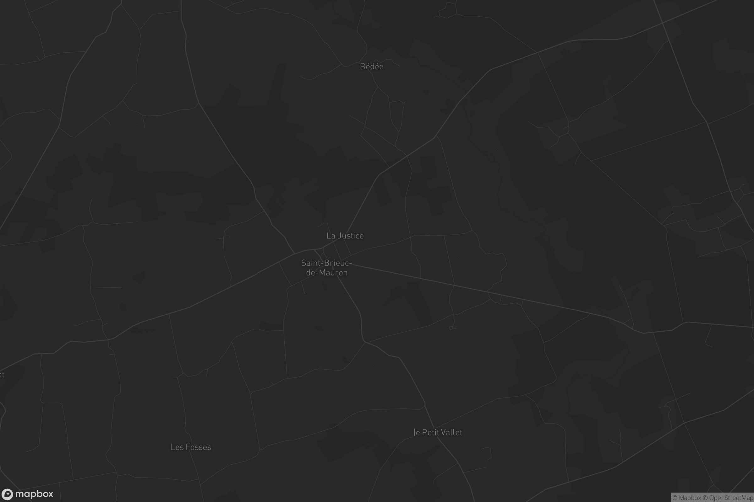 Carte de Saint-Brieuc-de-Mauron