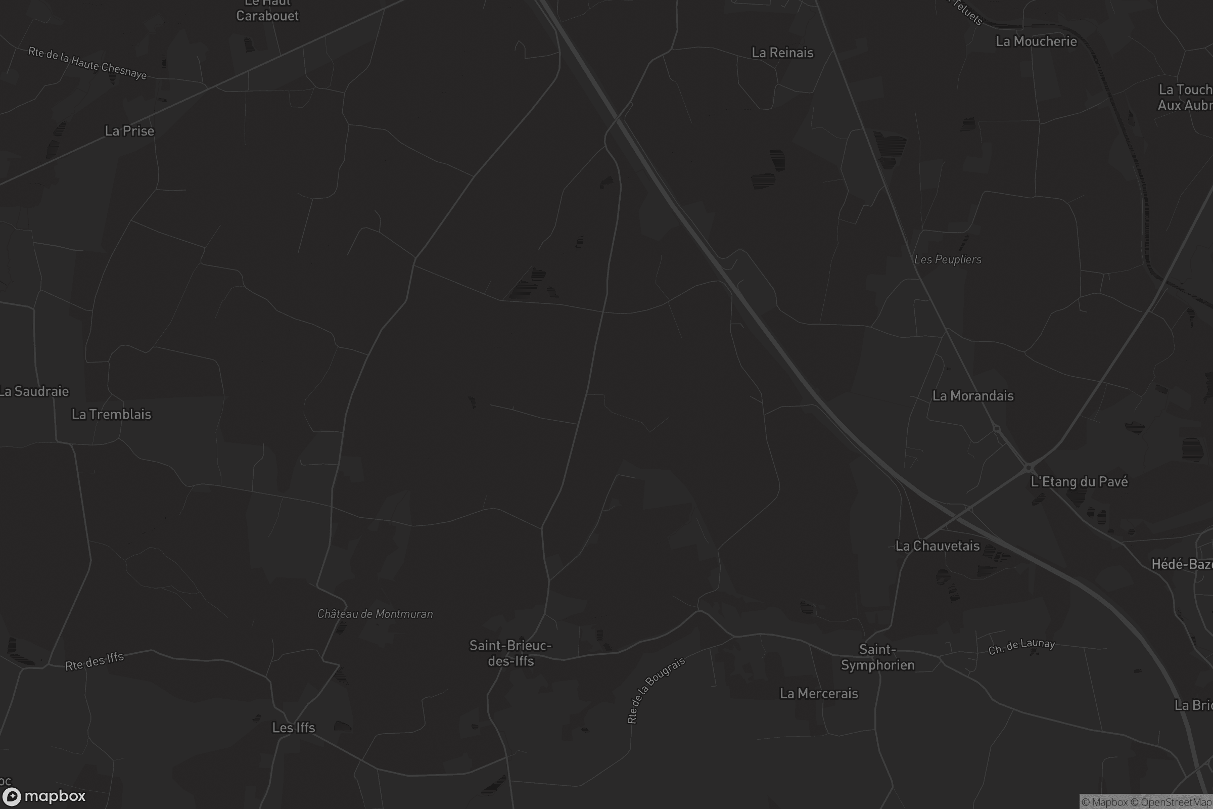 Carte de Saint-Brieuc-des-Iffs