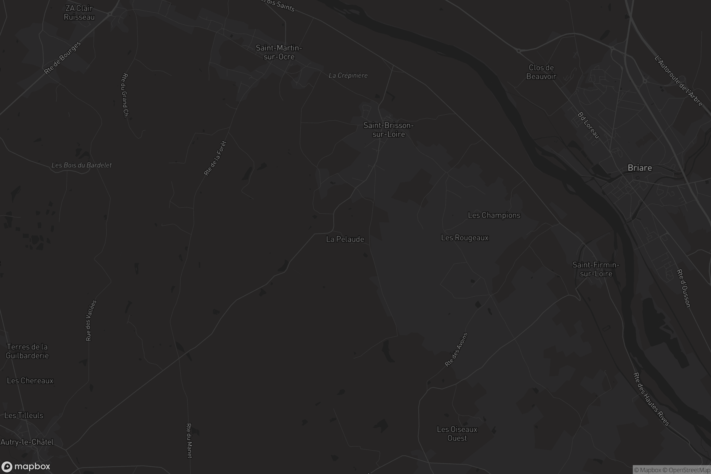 Carte de Saint-Brisson-sur-Loire