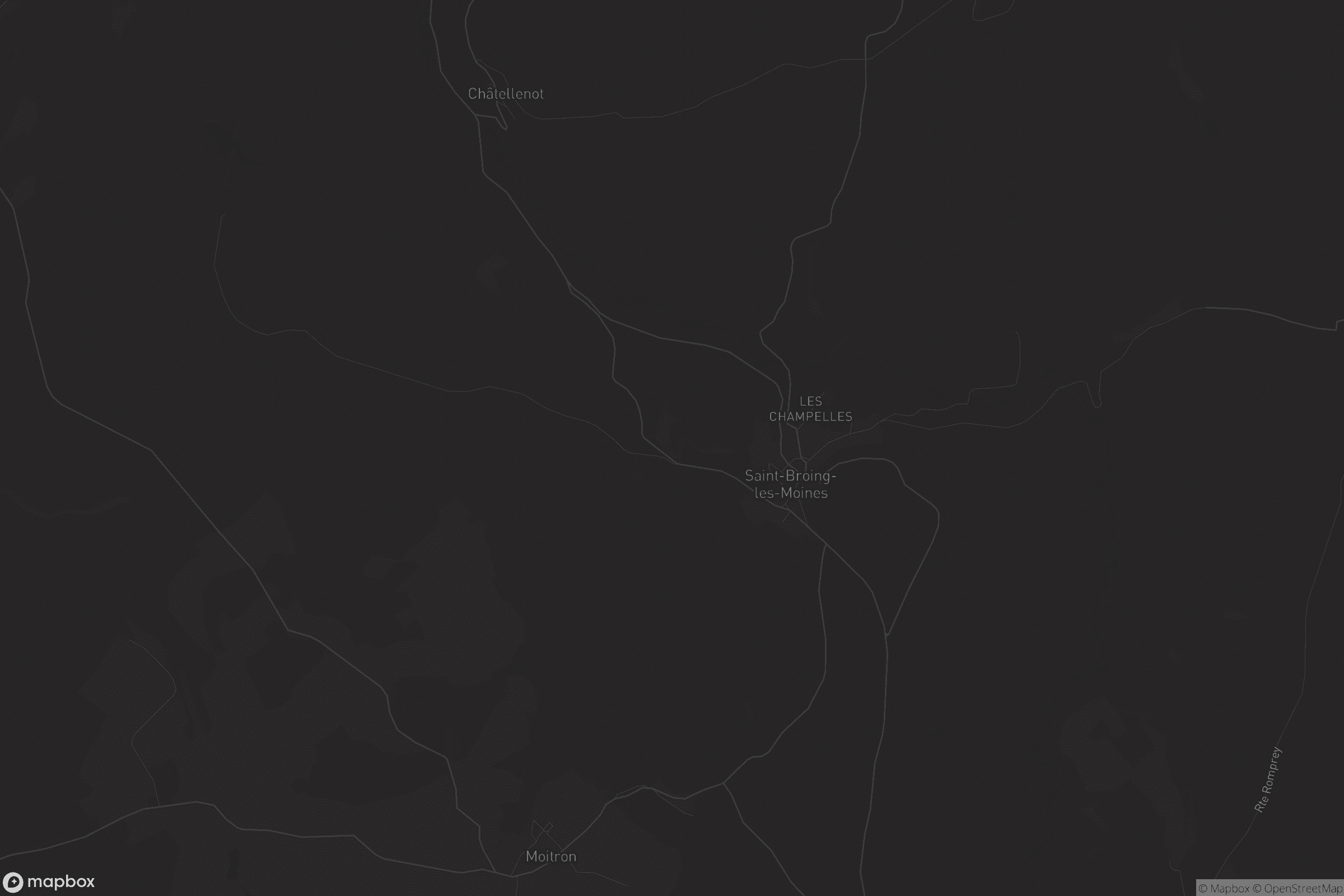 Carte de Saint-Broing-les-Moines