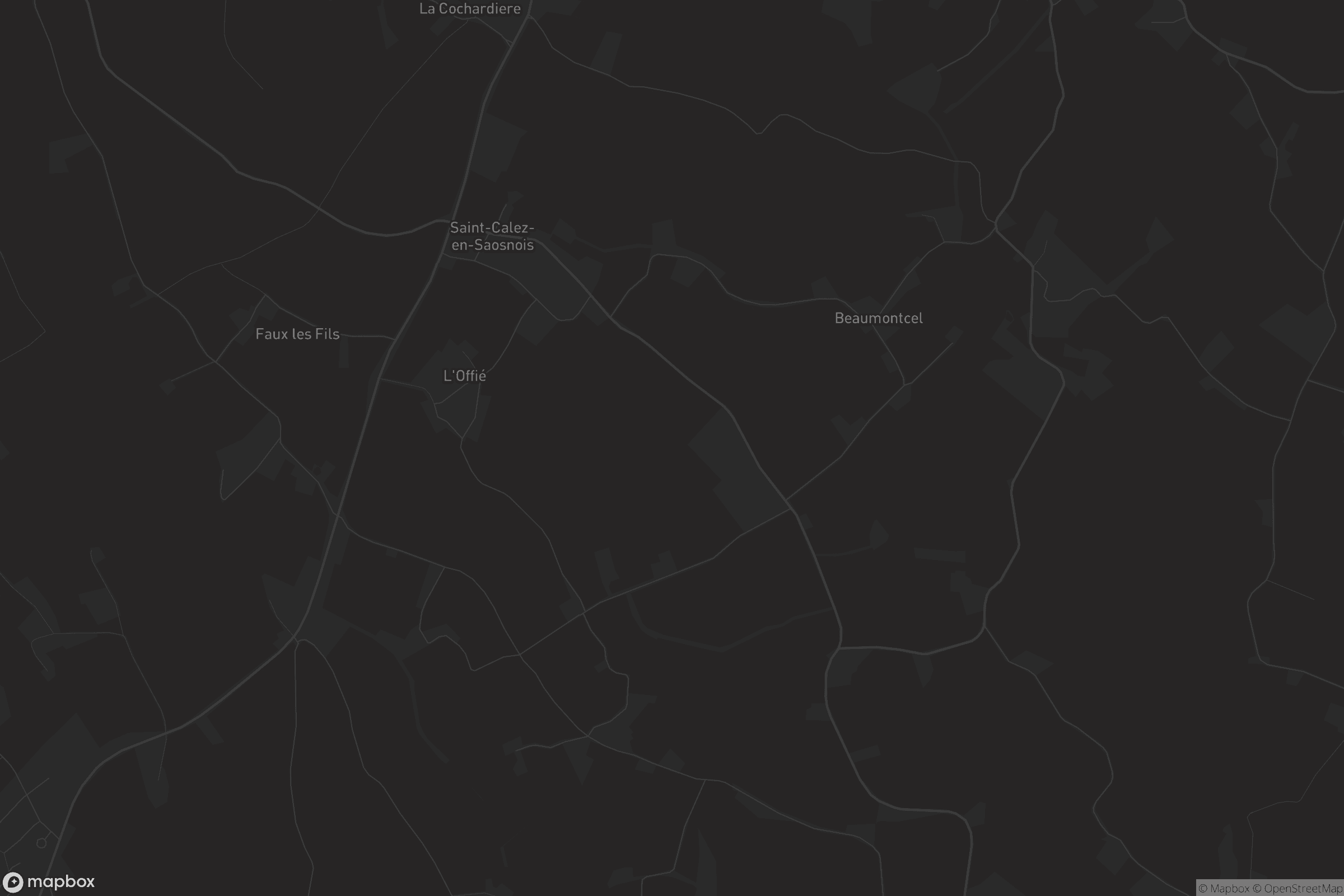 Carte de Saint-Calez-en-Saosnois