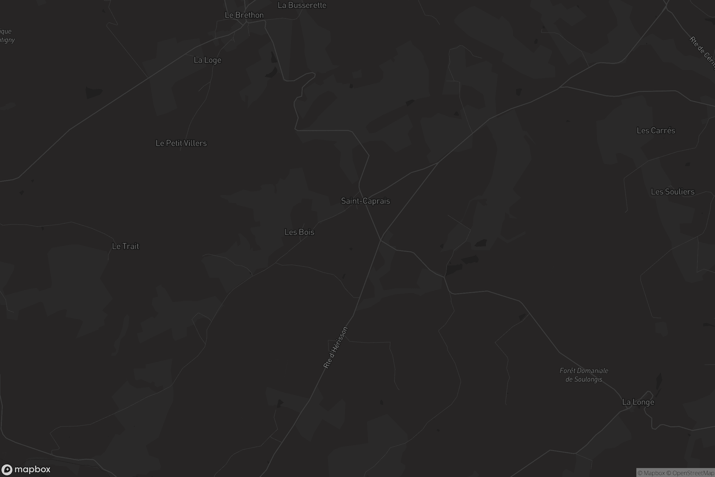 Carte de Saint-Caprais