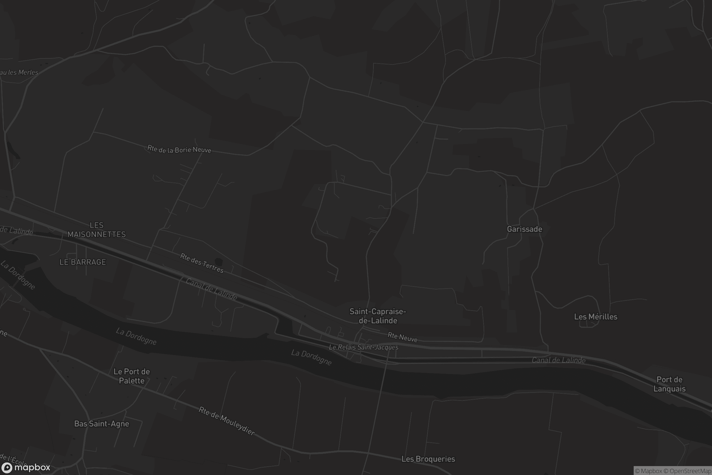 Carte de Saint-Capraise-de-Lalinde