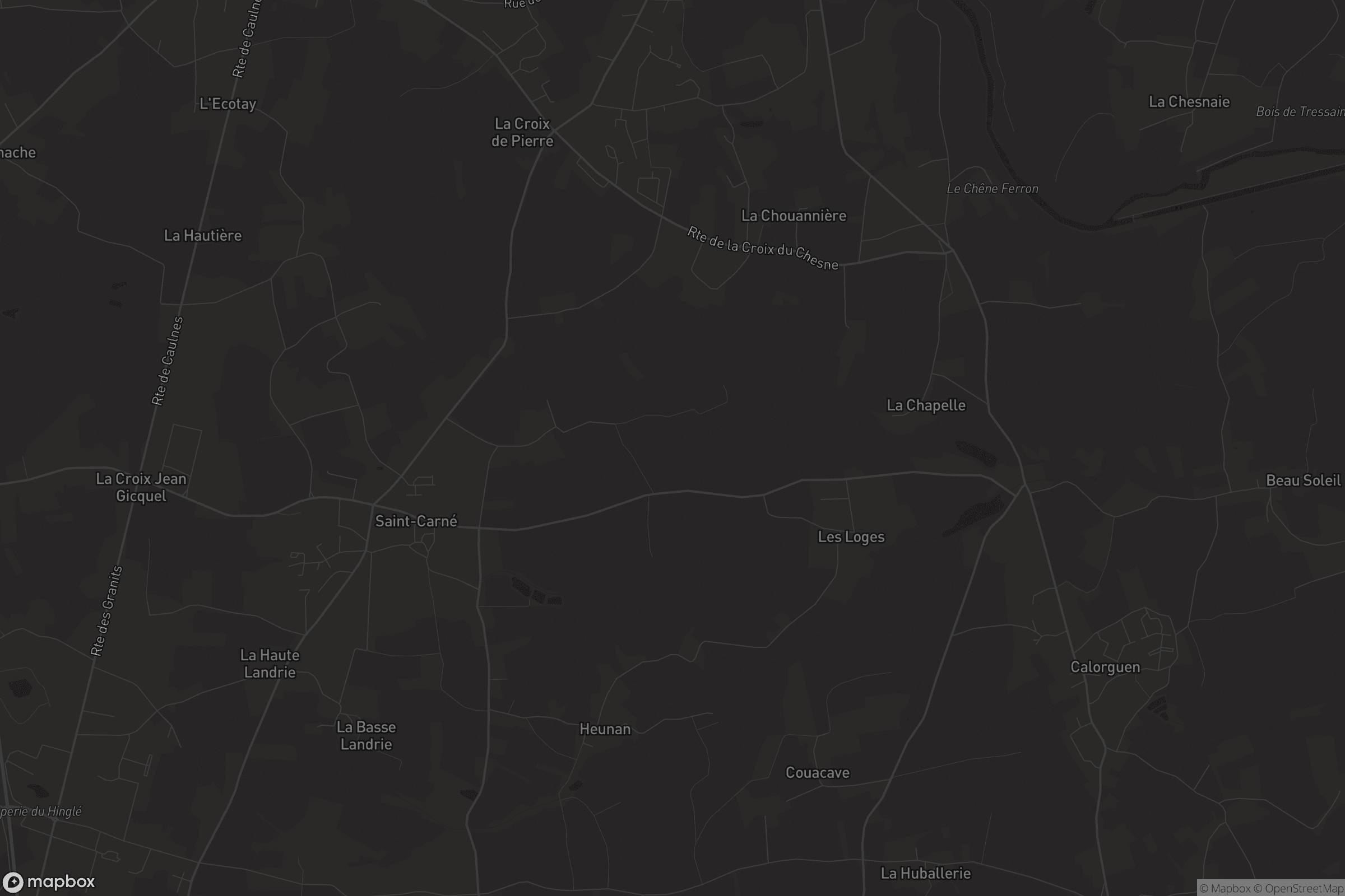 Carte de Saint-Carné