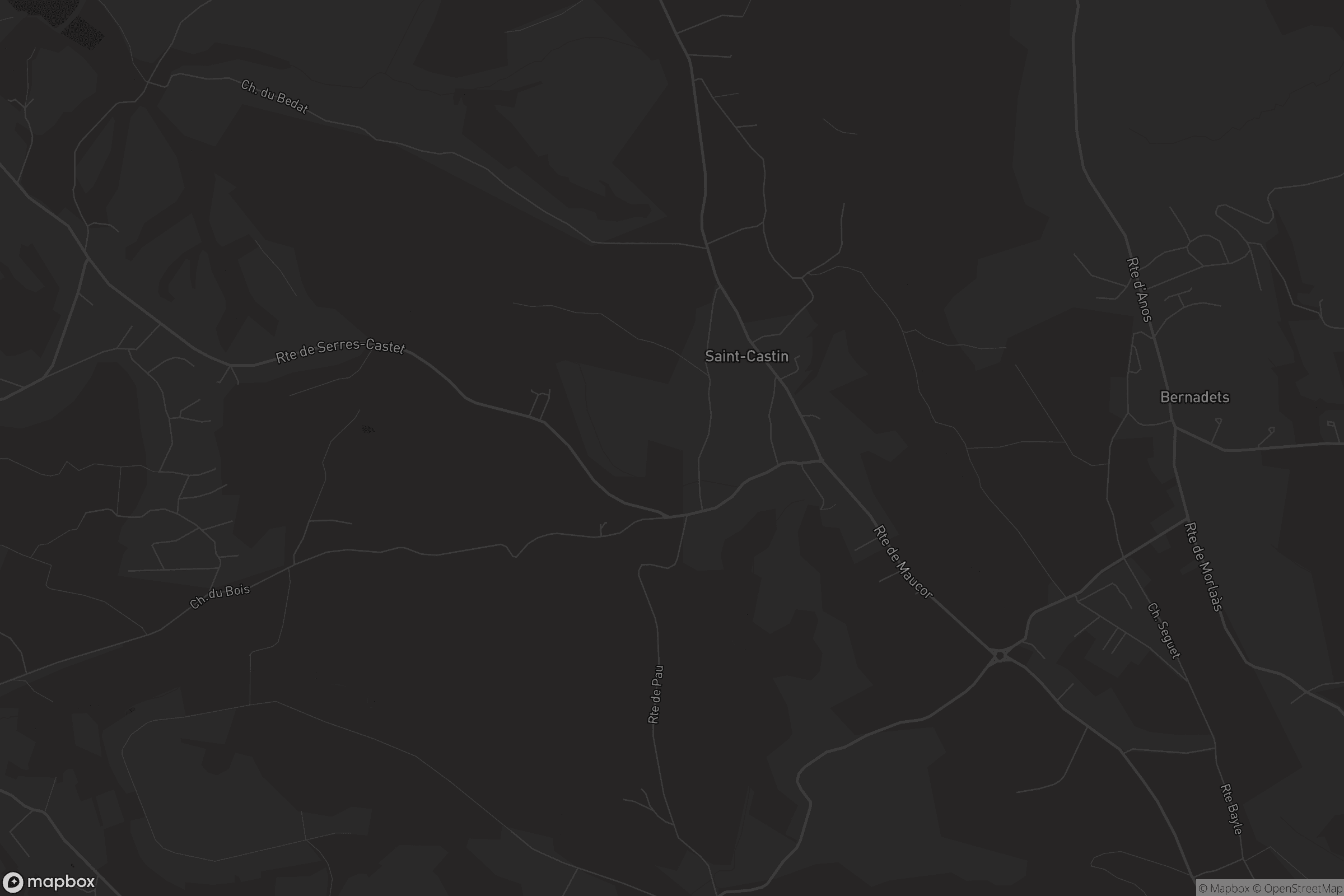 Carte de Saint-Castin