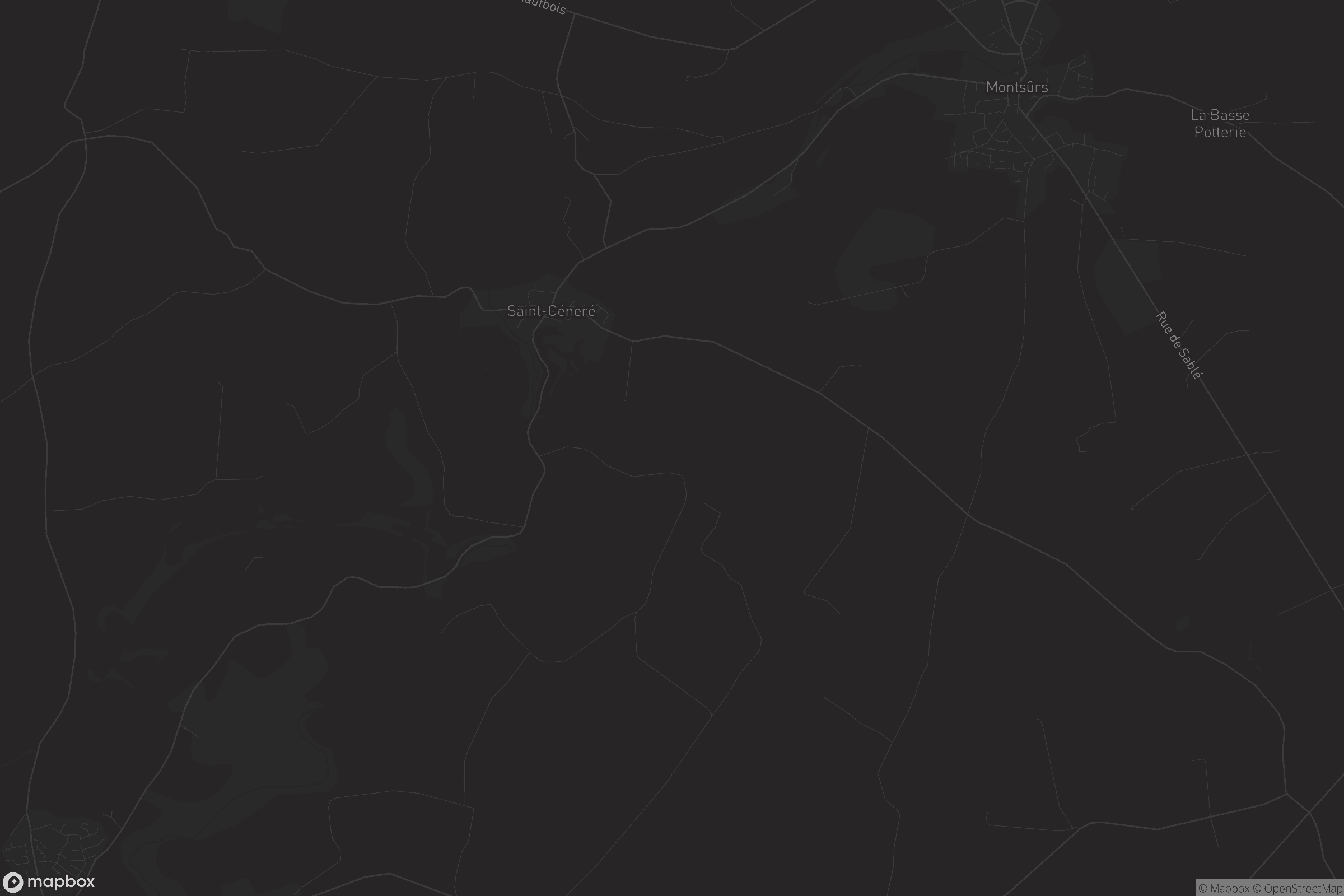 Carte de Saint-Céneré