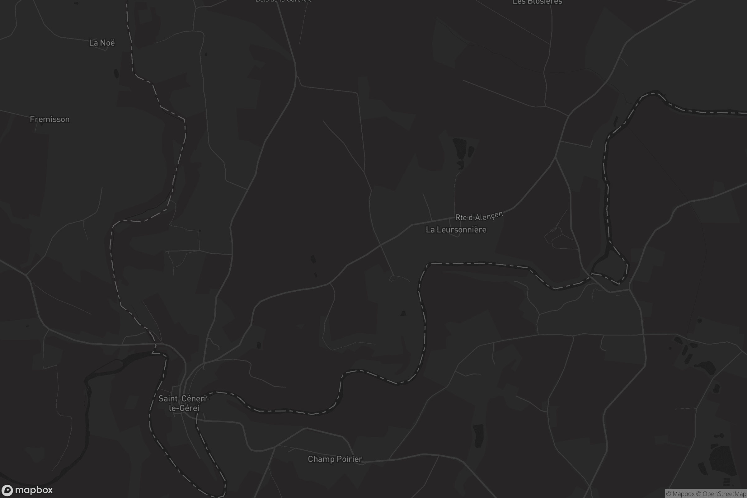 Carte de Saint-Céneri-le-Gérei