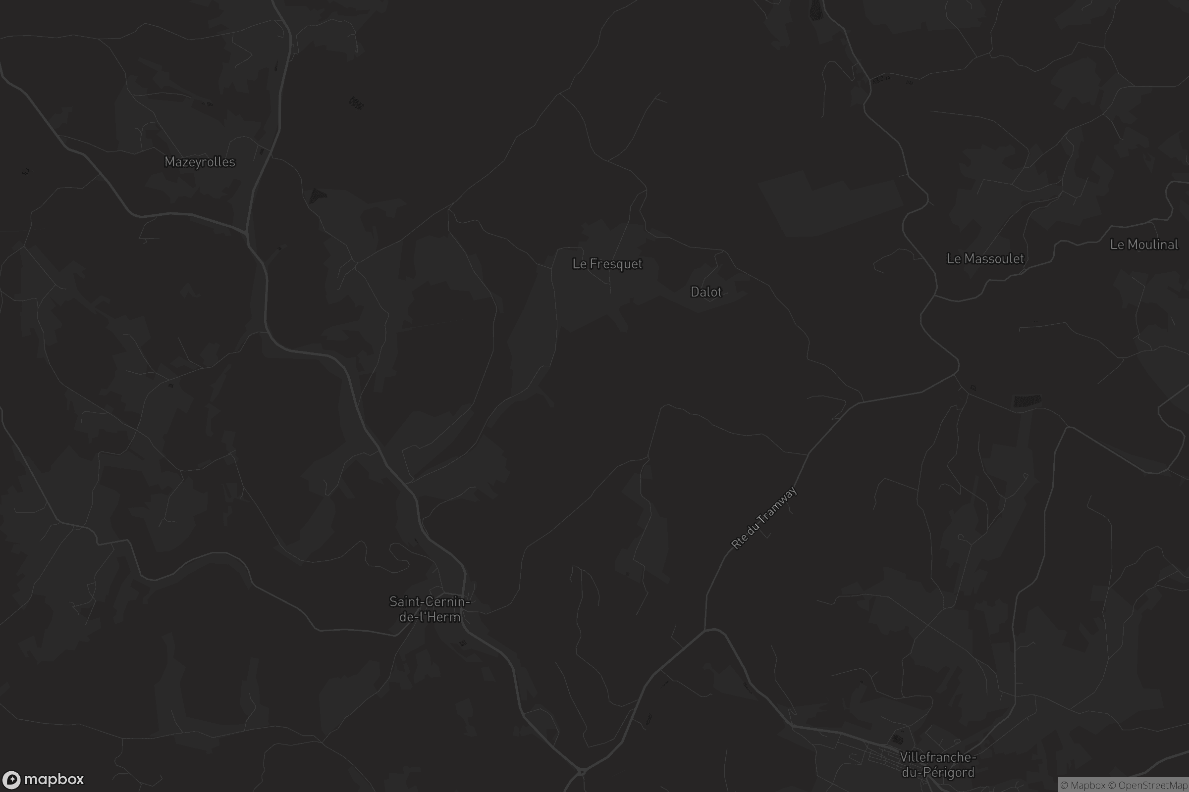 Carte de Saint-Cernin-de-l'Herm