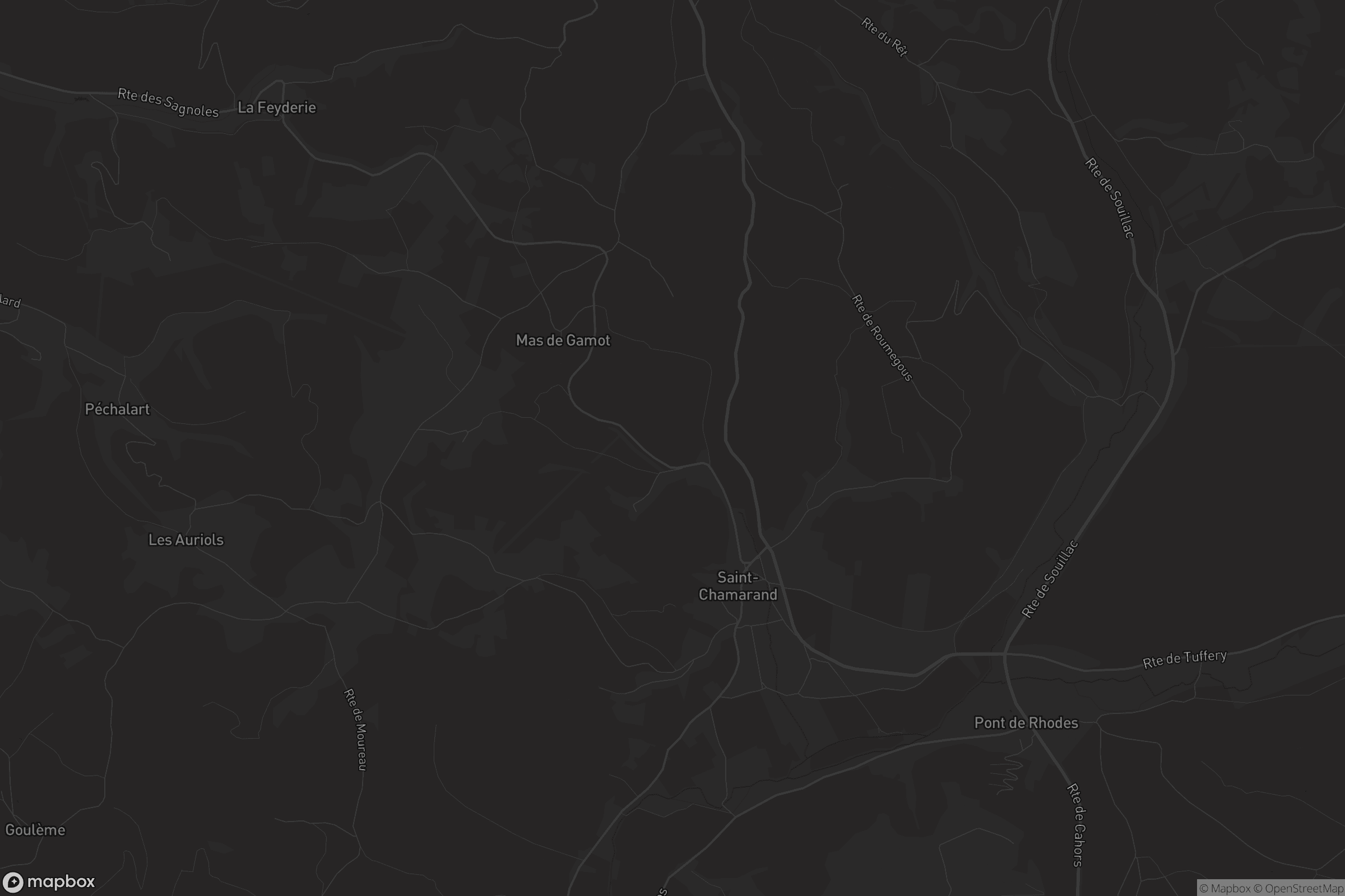Carte de Saint-Chamarand
