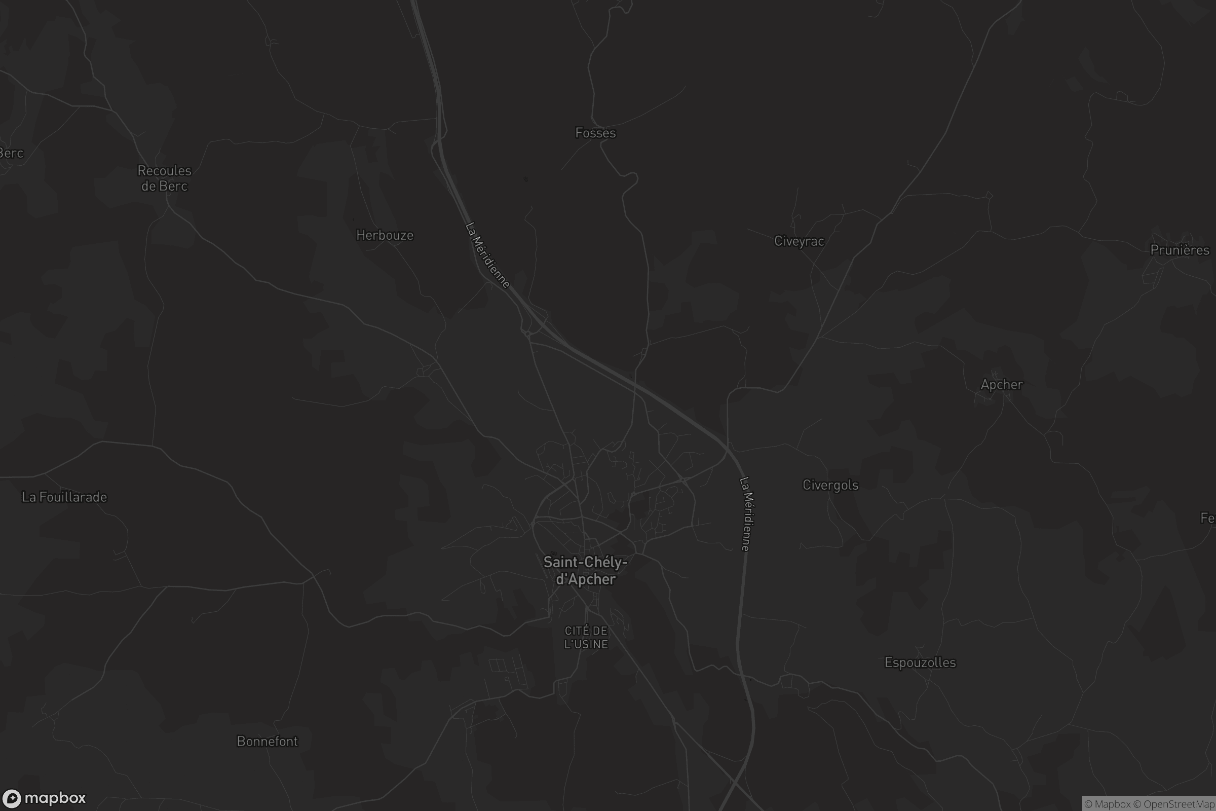 Carte de Saint-Chély-d'Apcher