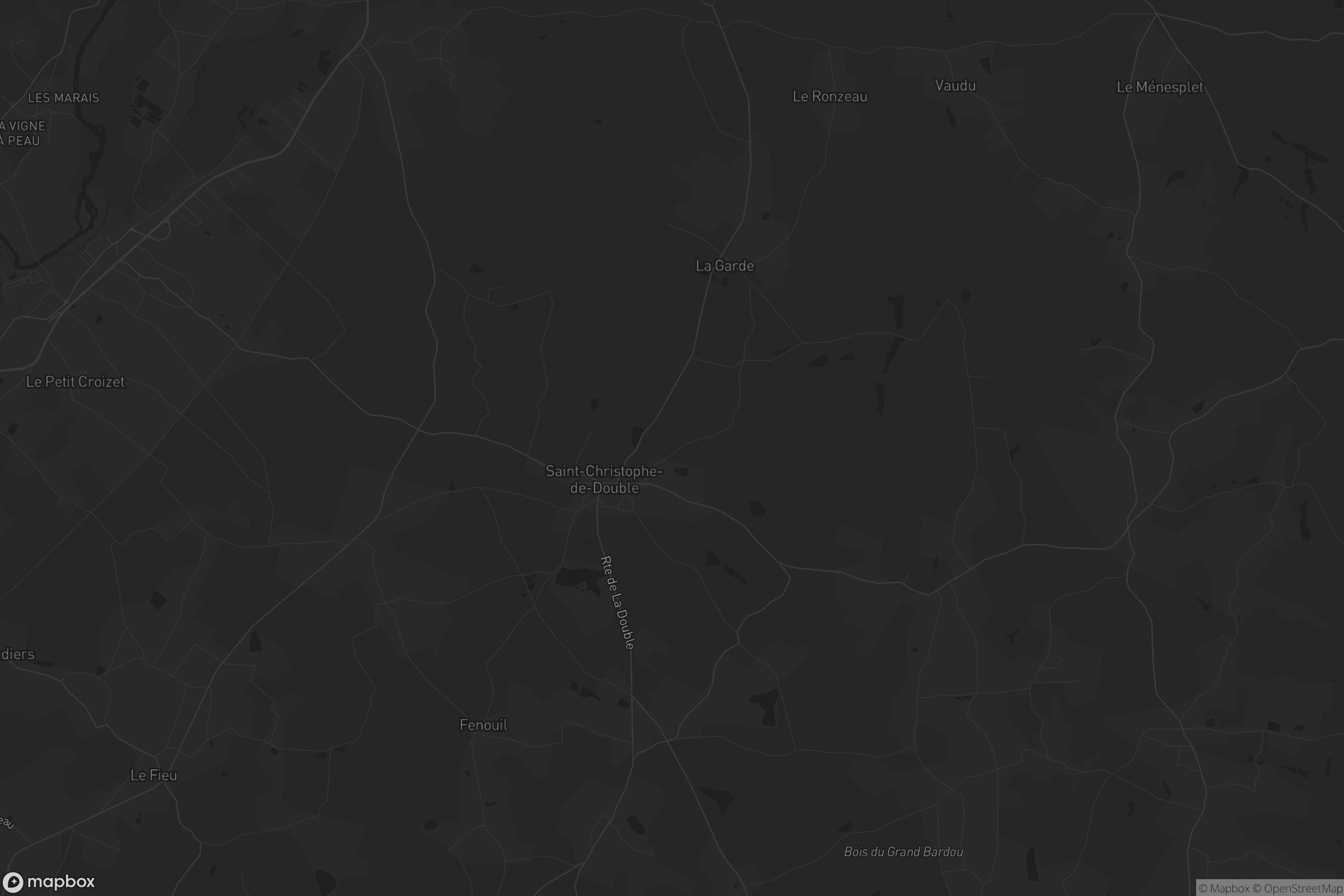 Carte de Saint-Christophe-de-Double