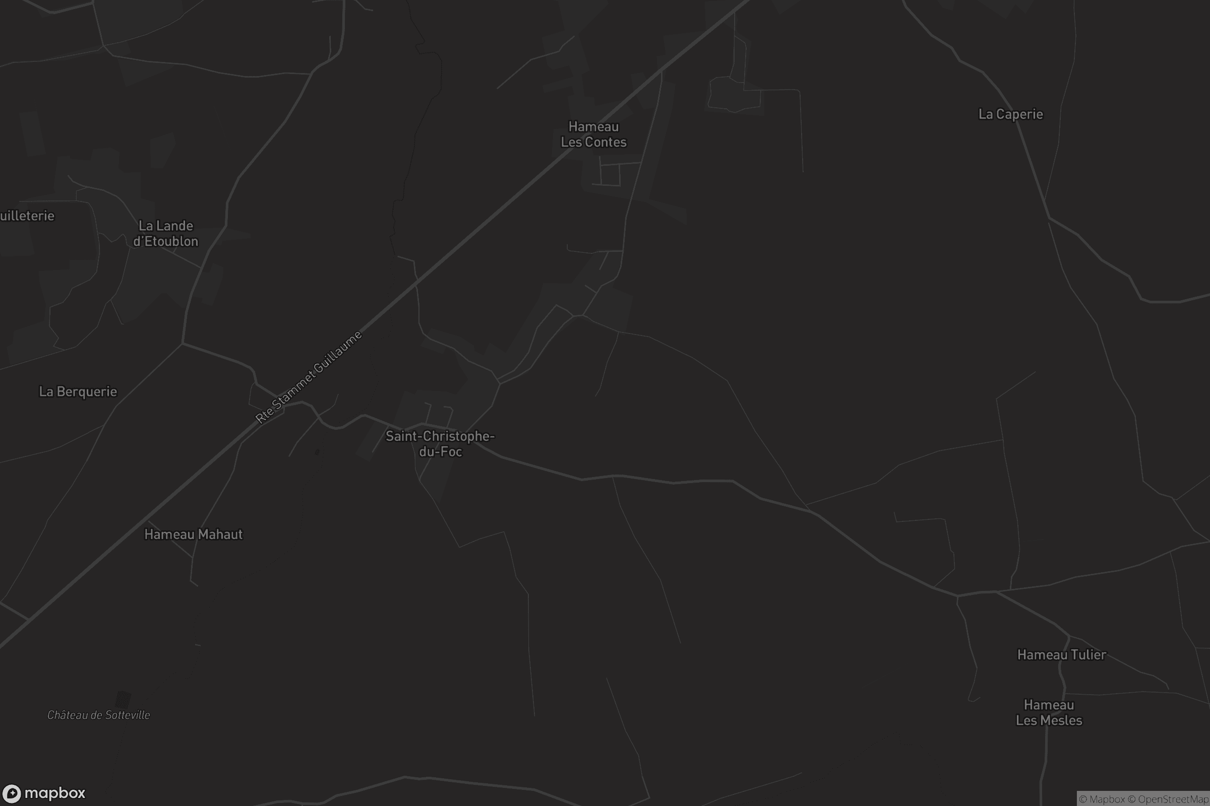 Carte de Saint-Christophe-du-Foc