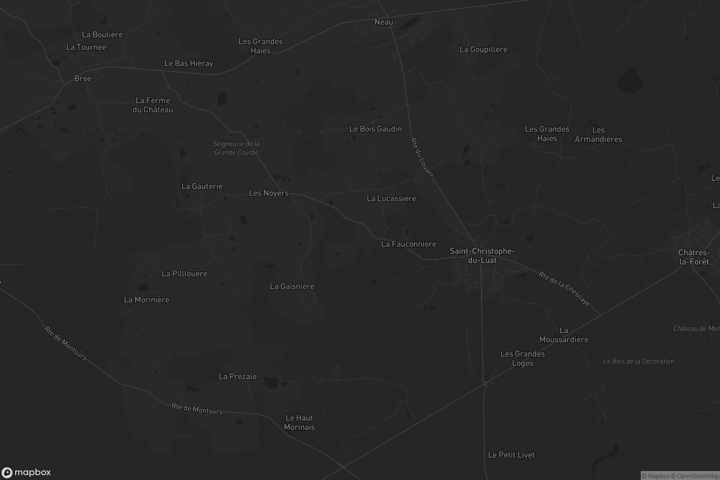 Carte de Saint-Christophe-du-Luat