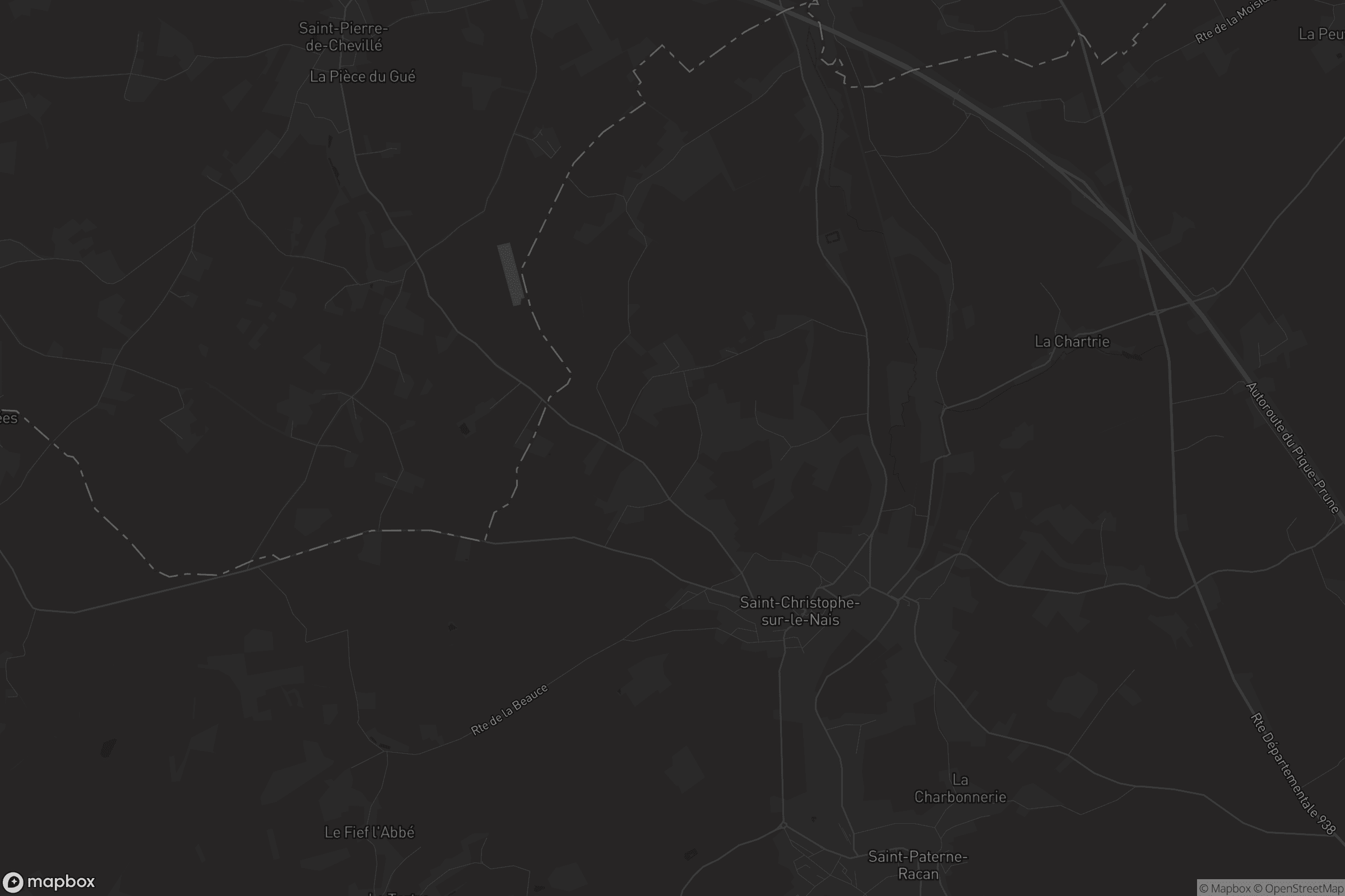 Carte de Saint-Christophe-sur-le-Nais