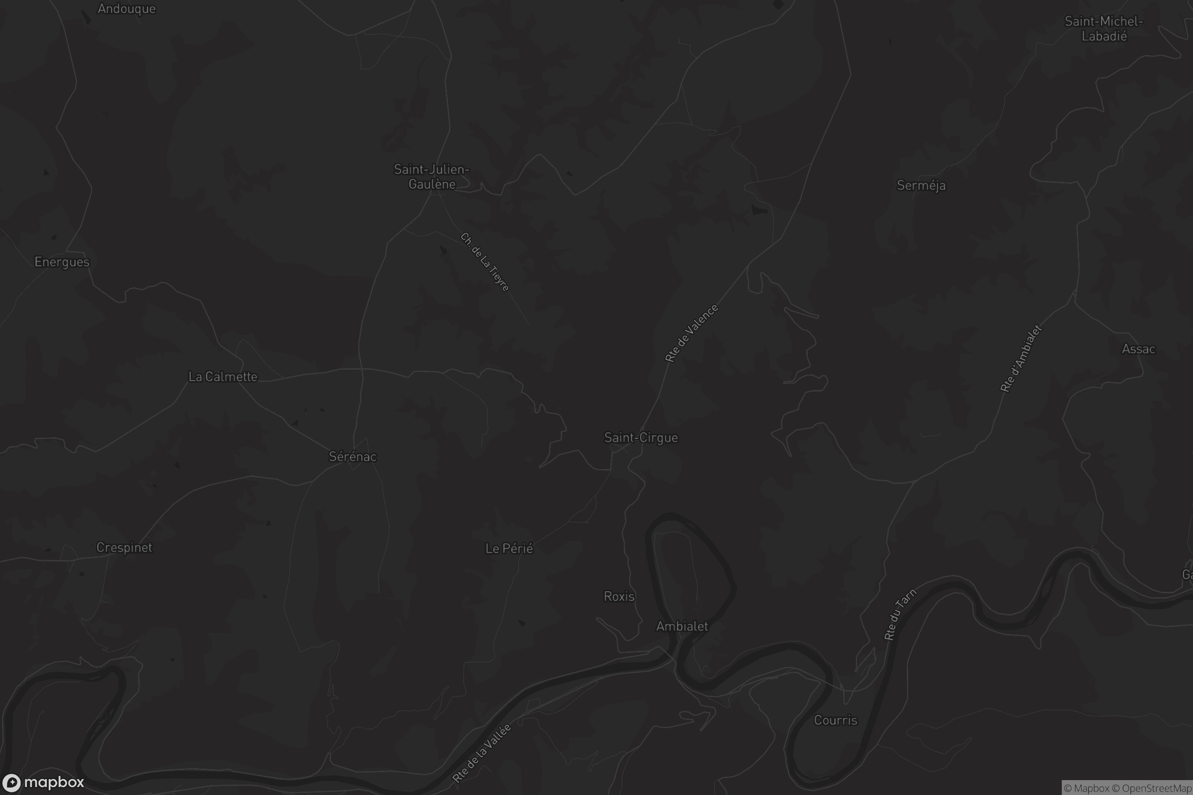 Carte de Saint-Cirgue