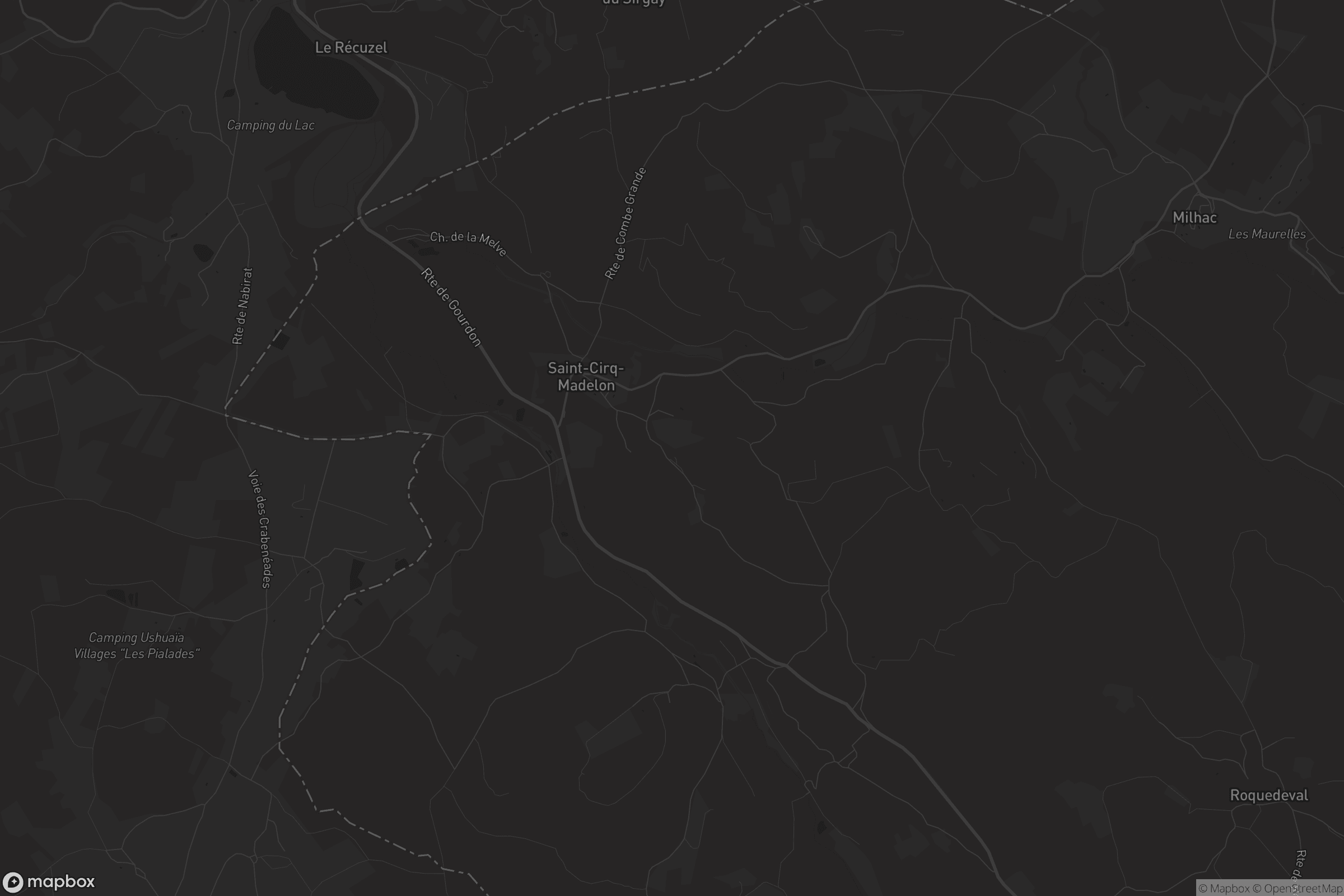 Carte de Saint-Cirq-Madelon