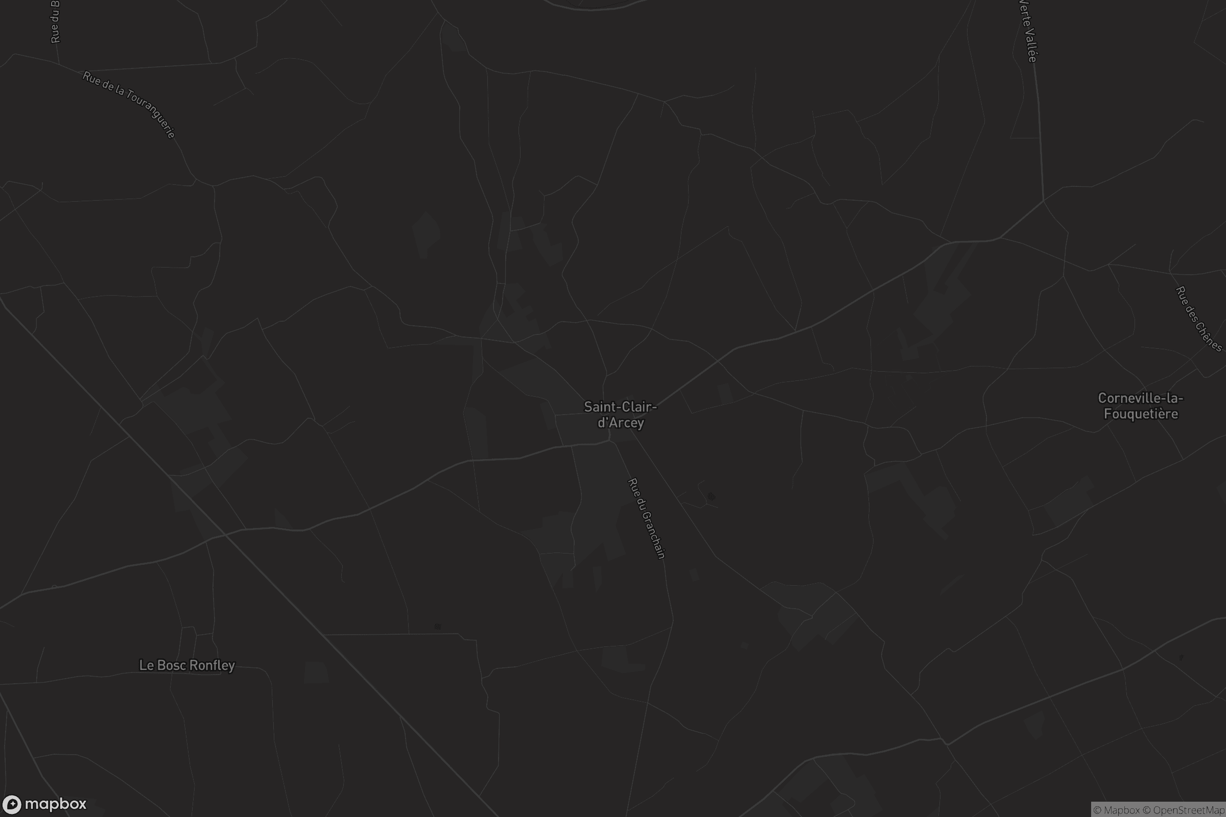 Carte de Saint-Clair-d'Arcey